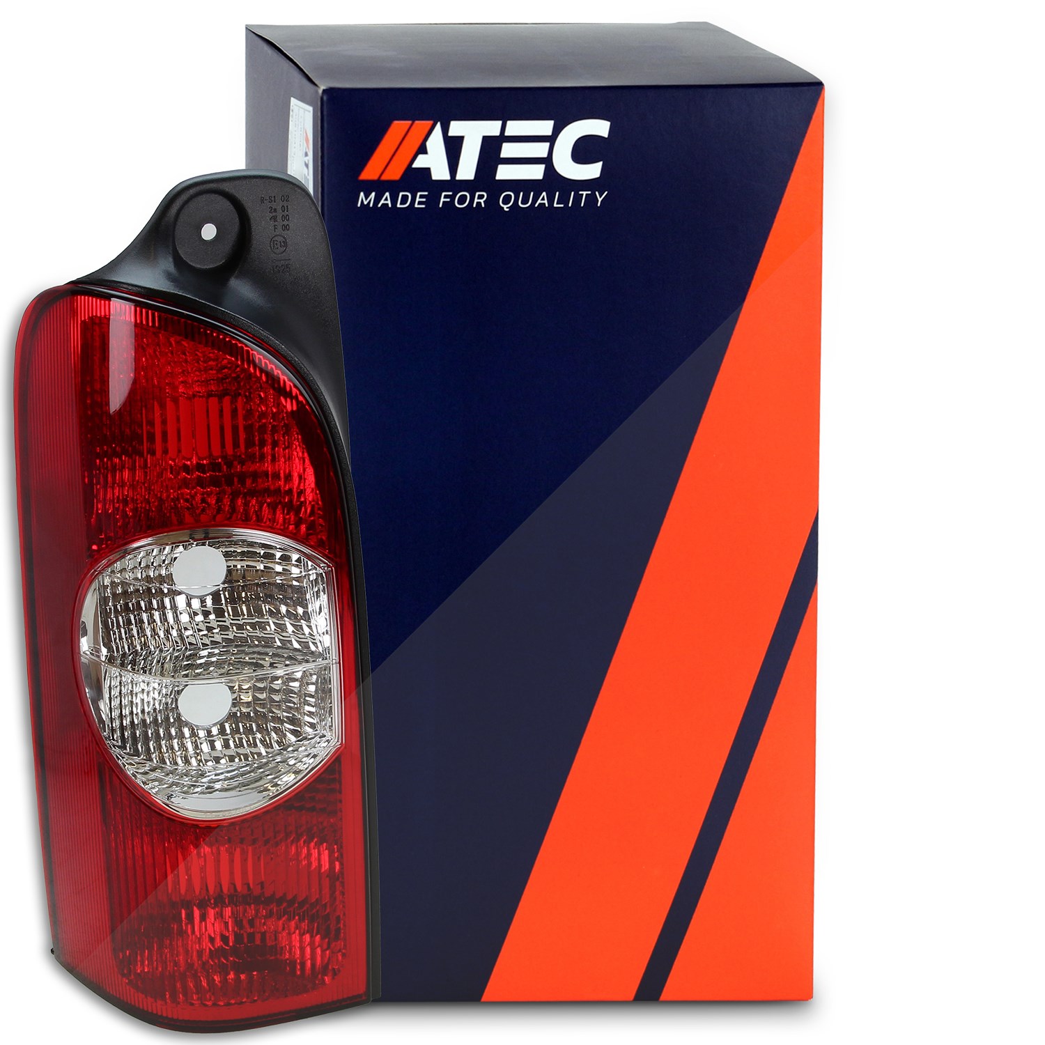 Atec Heckleuchte links (Fahrerseite), Blinker weiß [Hersteller-Nr. 30379054] für Renault, Opel, Nissan
