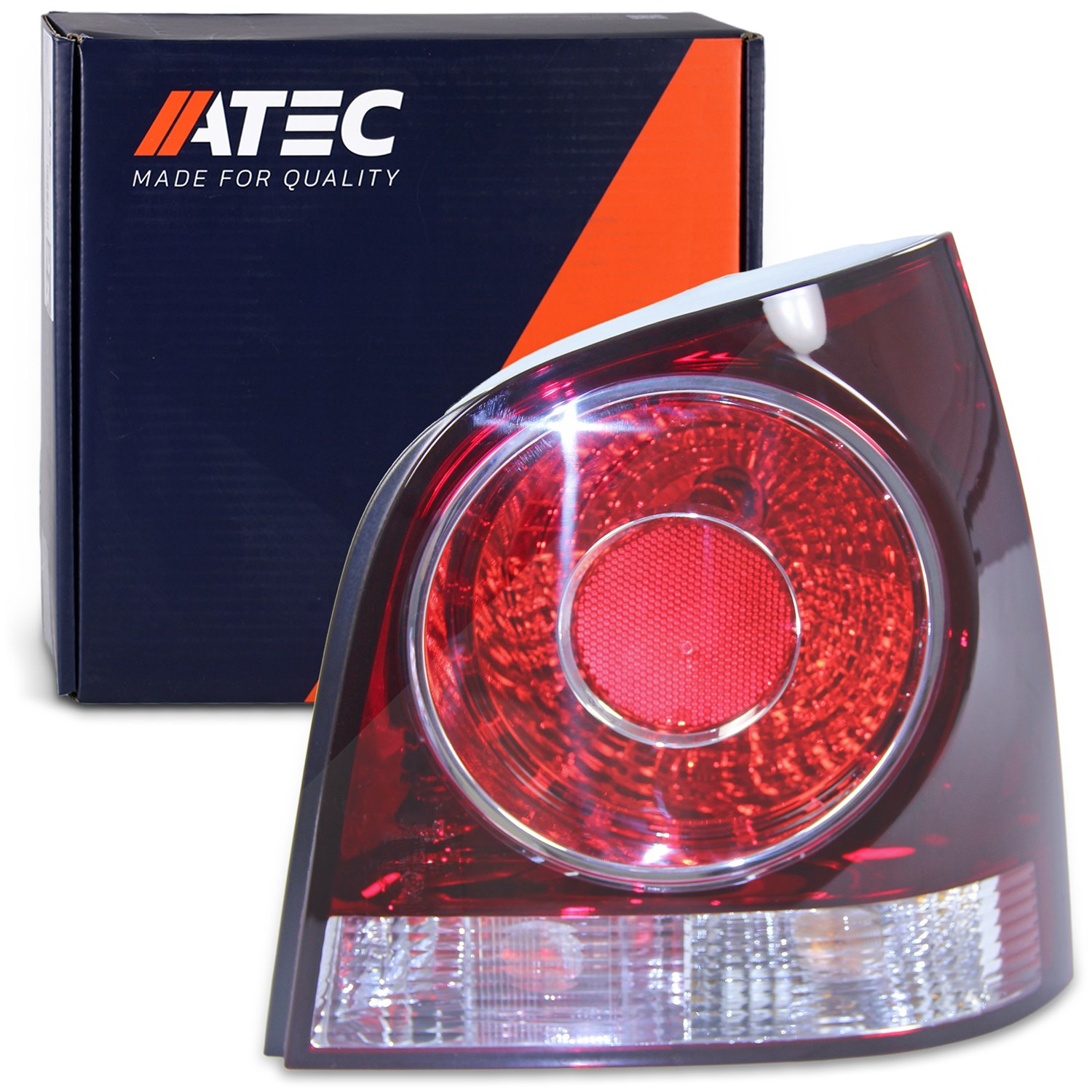 Atec Heckleuchte, rot, ohne Lampenträger [Hersteller-Nr. 30390233] für VW
