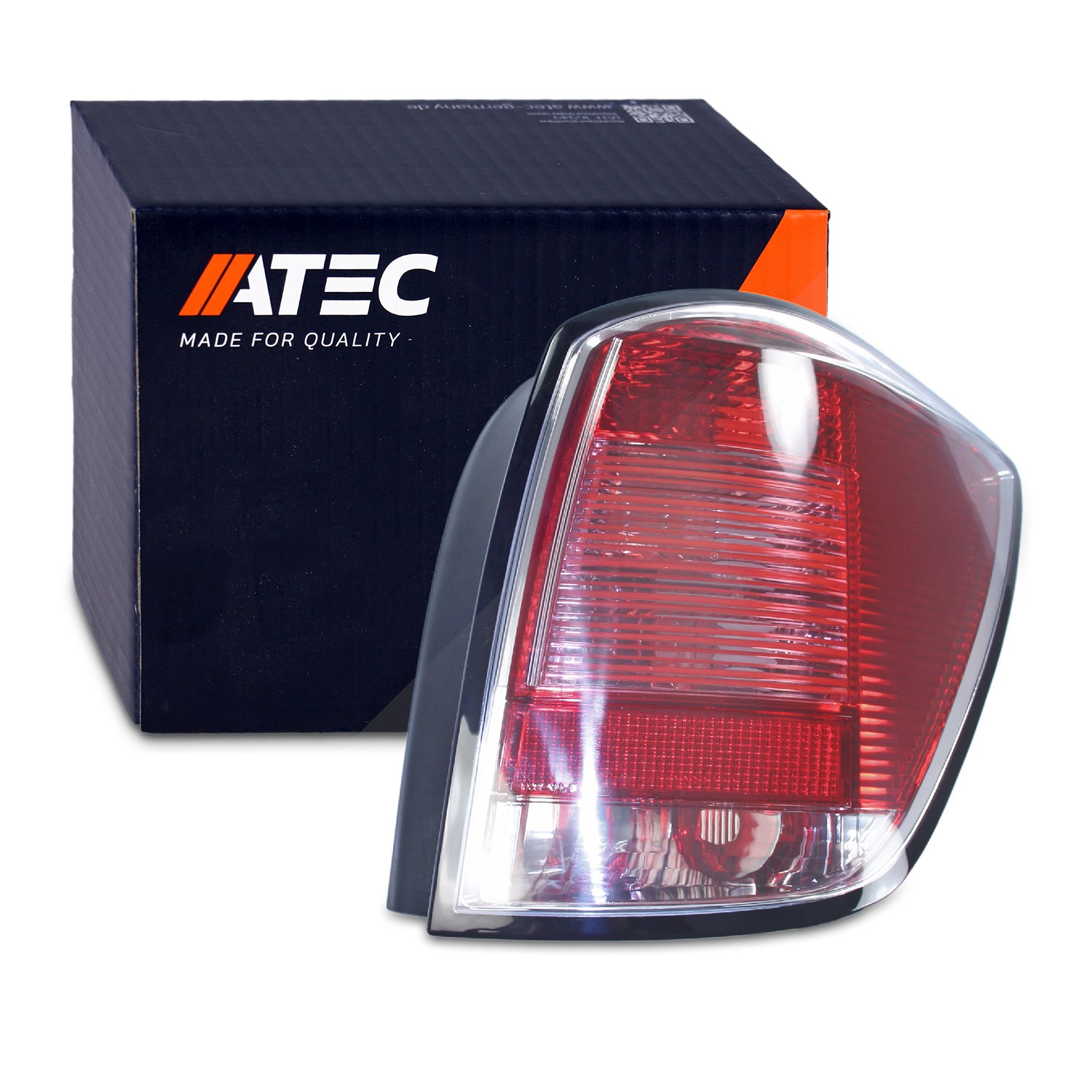 Atec Heckleuchte rot, ohne Lampenträger [Hersteller-Nr. 30395881] für Opel