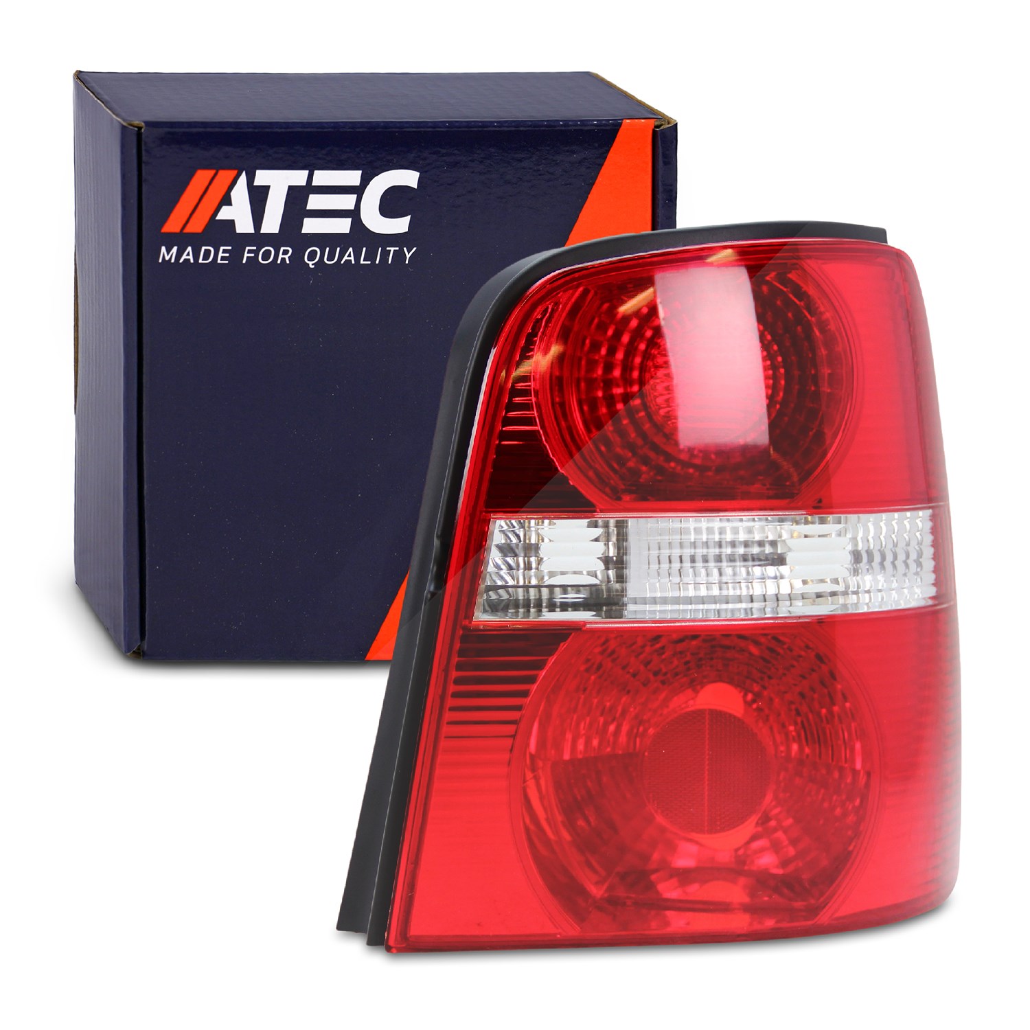 Atec Heckleuchte weiß/rot ohne Lampenträger [Hersteller-Nr. 30407481] für VW