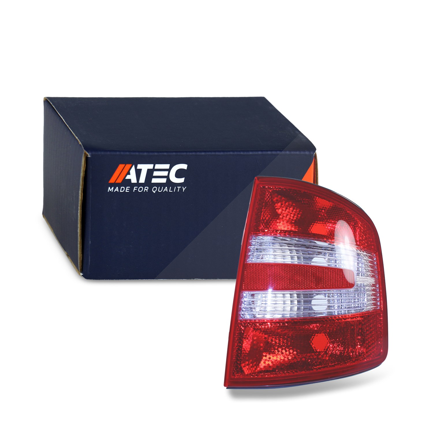 Atec Heckleuchte, Blinker weiß, ohne Lampenträger [Hersteller-Nr. 30492183] für Skoda