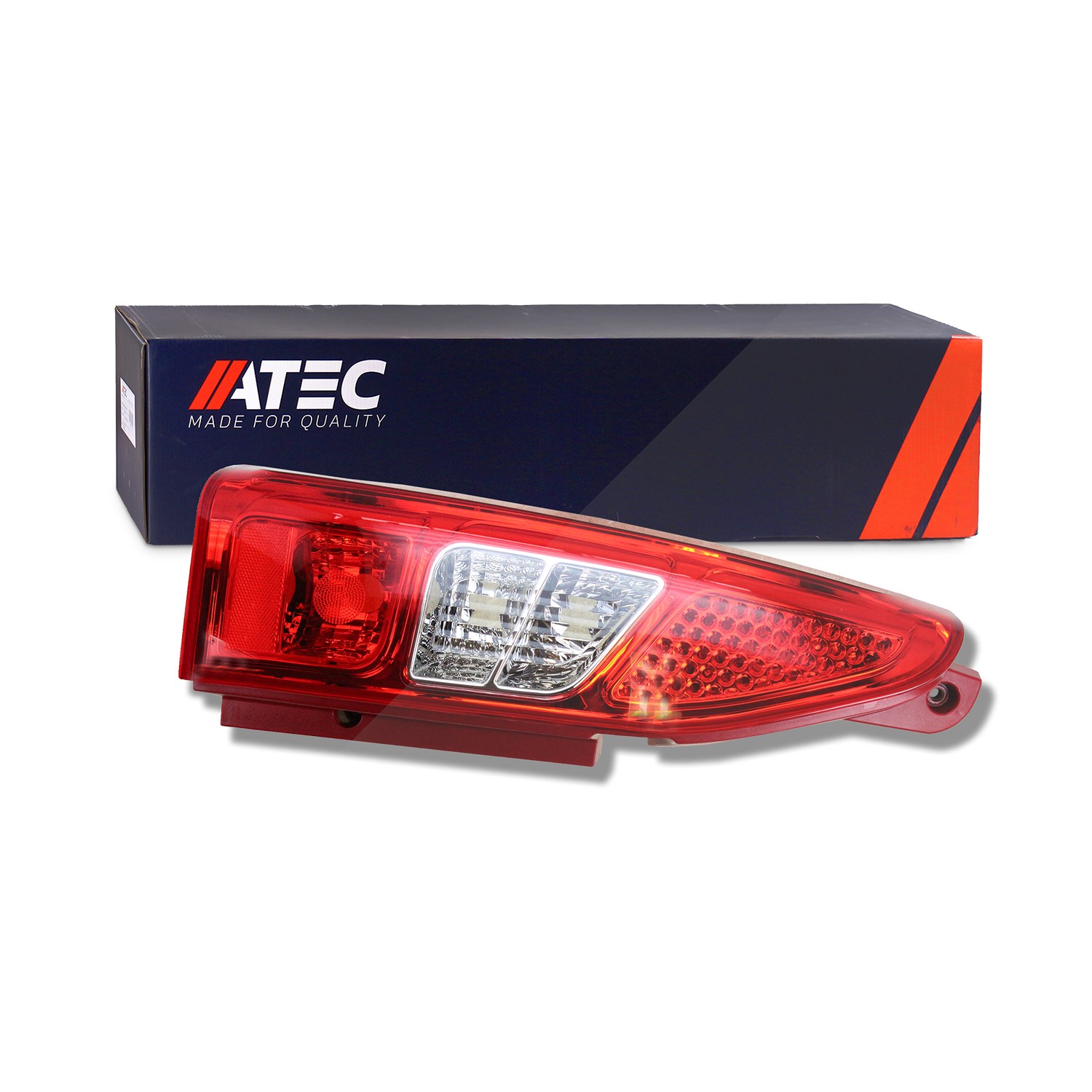 Atec Heckleuchte links (Fahrerseite), Blinker weiß [Hersteller-Nr. 30570606] für Peugeot, Citroën