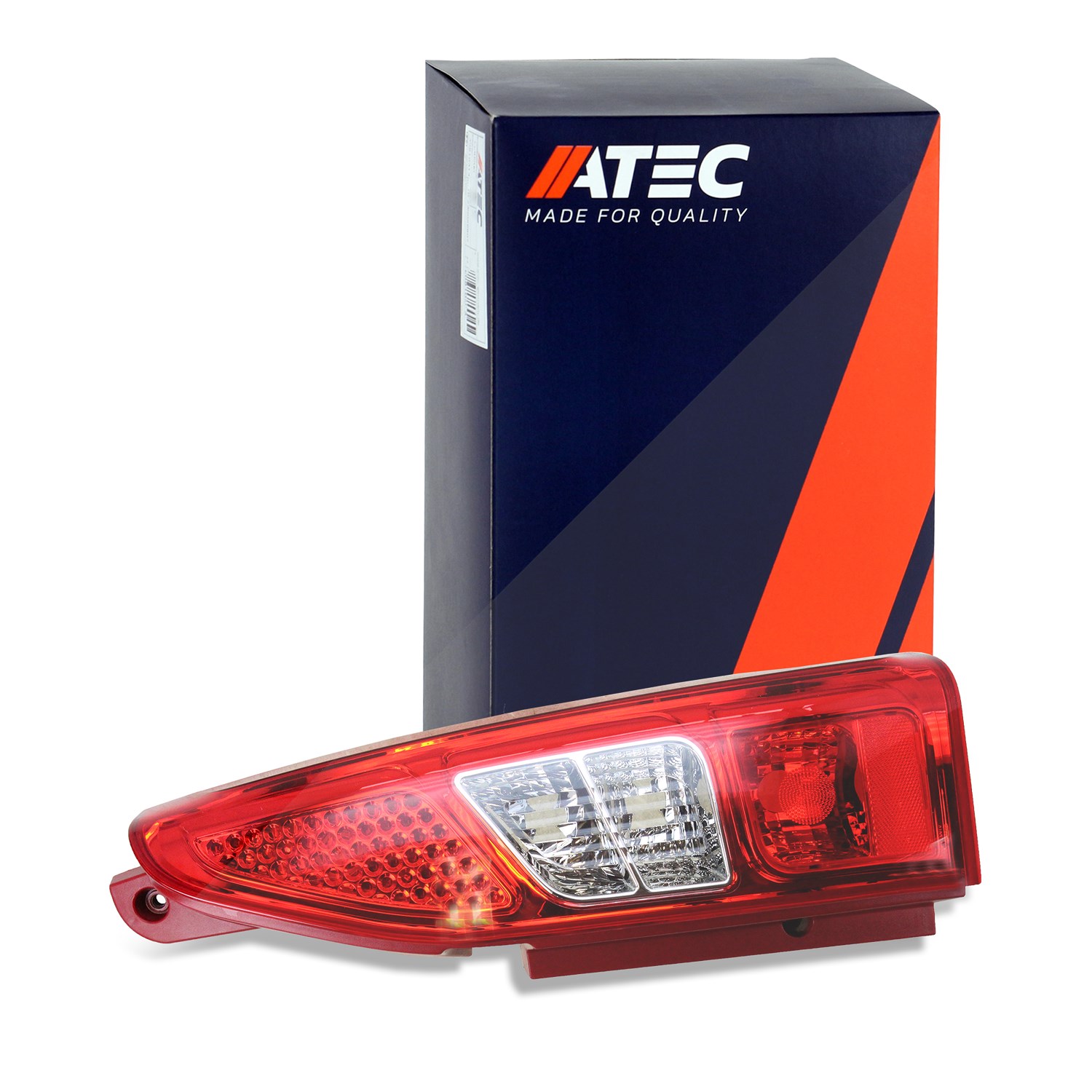 Atec Heckleuchte rechts (Beifahrerseite), Blinker weiß [Hersteller-Nr. 30570607] für Peugeot, Citroën