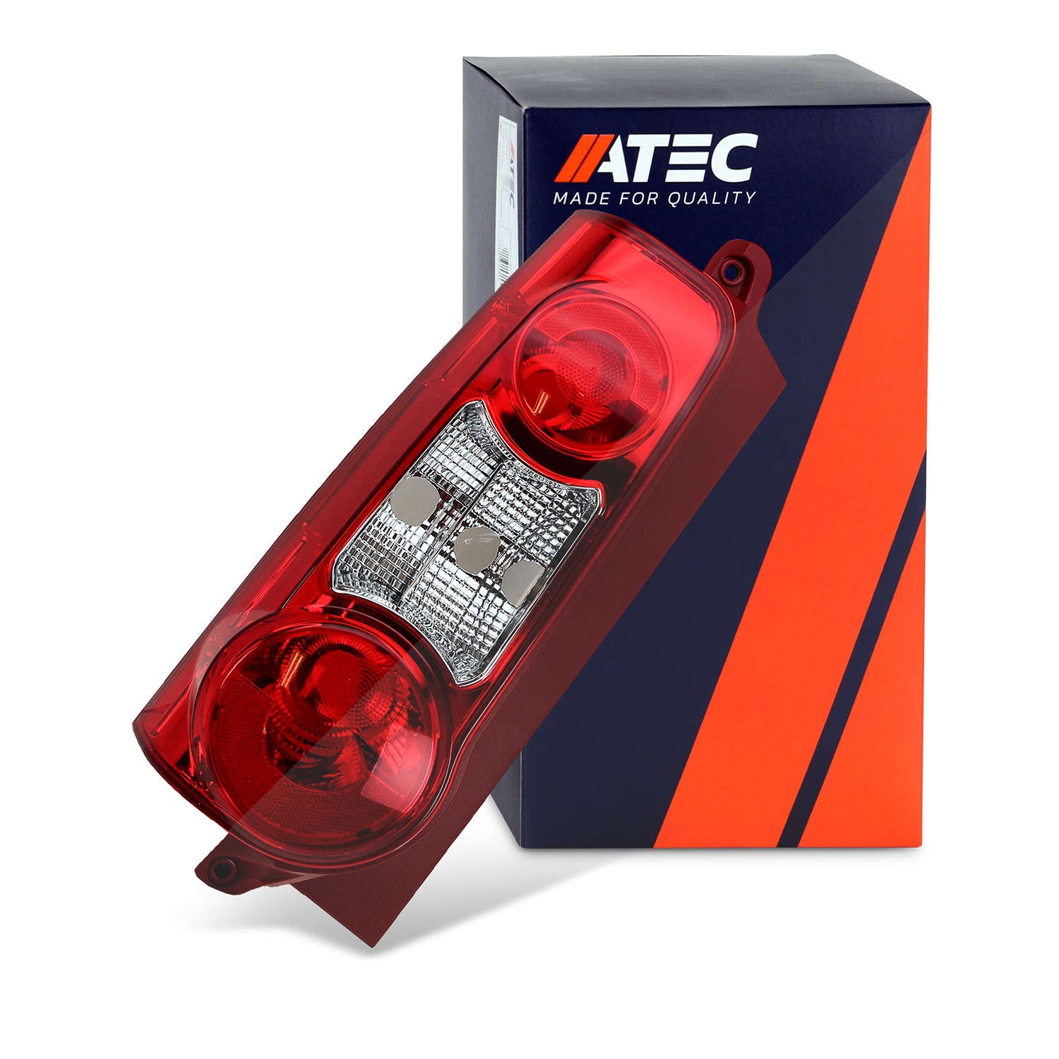 Atec Heckleuchte links (Fahrerseite), Blinker weiß [Hersteller-Nr. 30570608] für Peugeot, Citroën