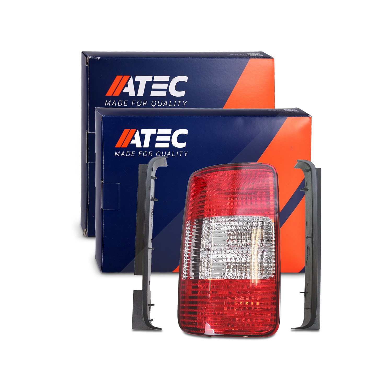Atec Heckleuchte links (Fahrerseite), Blinker weiß [Hersteller-Nr. 30762563] für VW