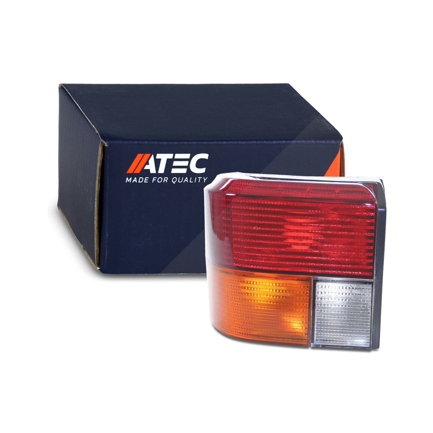 Atec Heckleuchte links (Fahrerseite), Blinker gelb [Hersteller-Nr. 30762978] für VW
