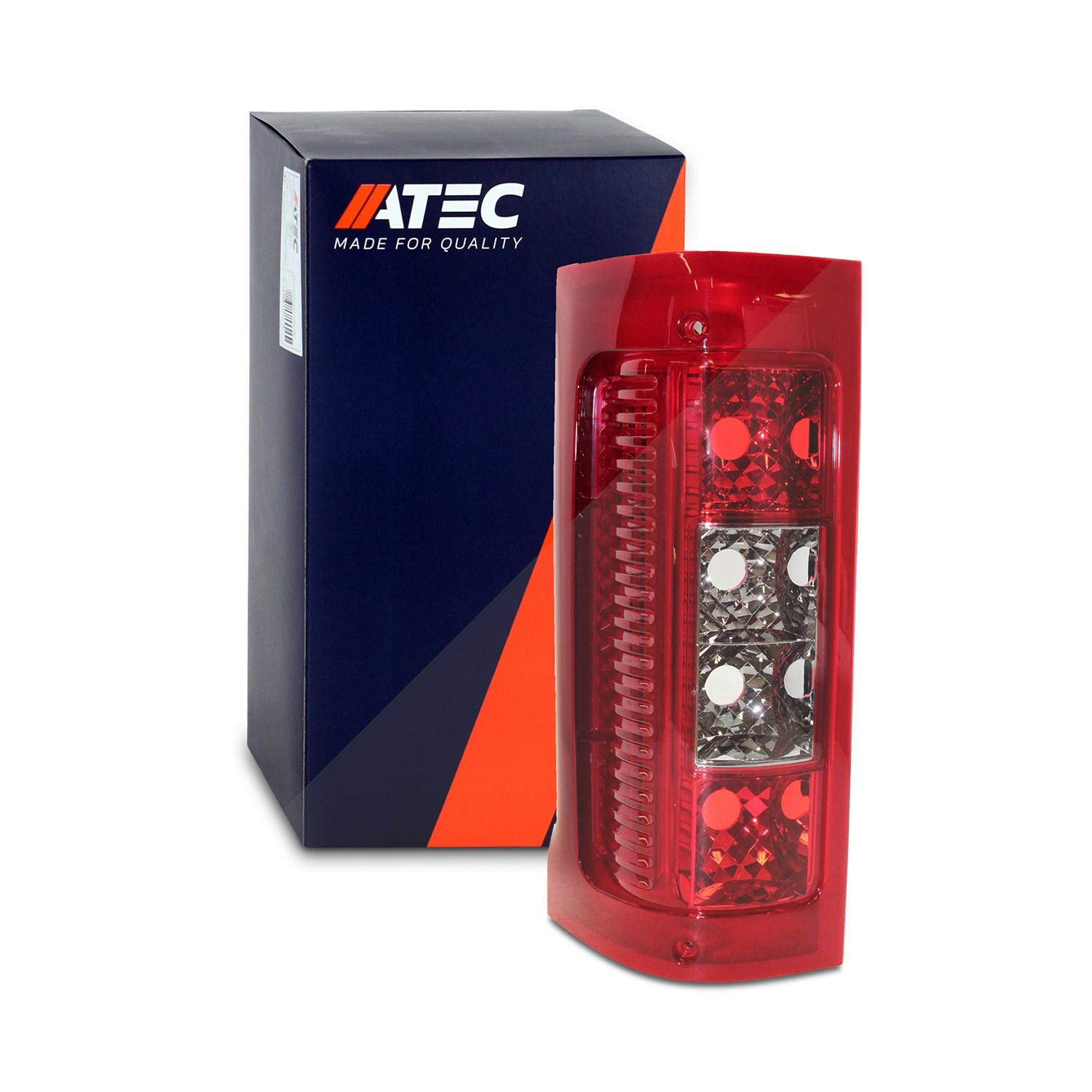 Atec Heckleuchte links (Fahrerseite), Blinker gelb [Hersteller-Nr. 30852280] für Fiat, Peugeot, Citroën