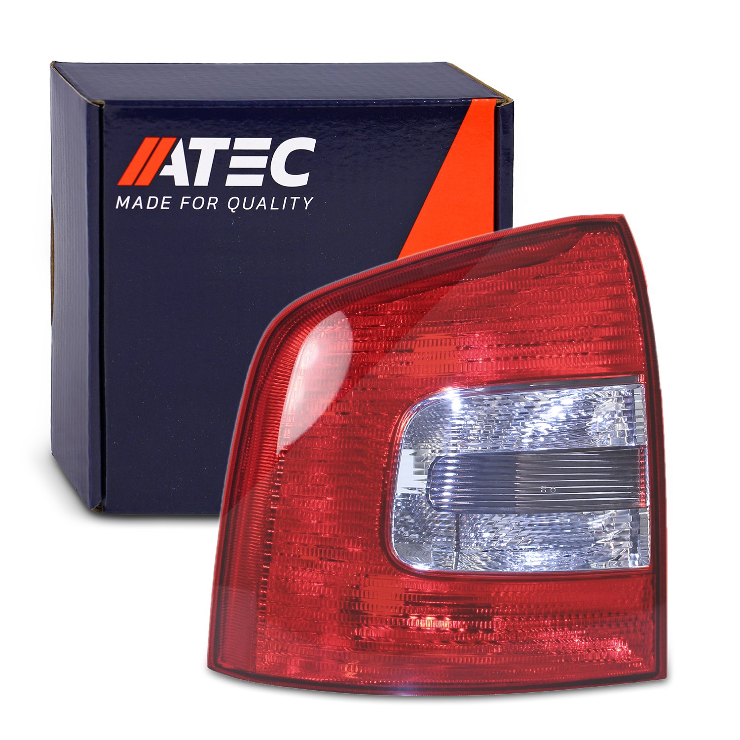 Atec Heckleuchte,äußerer Teil, ohne Lampenträger [Hersteller-Nr. 31041350] für Skoda