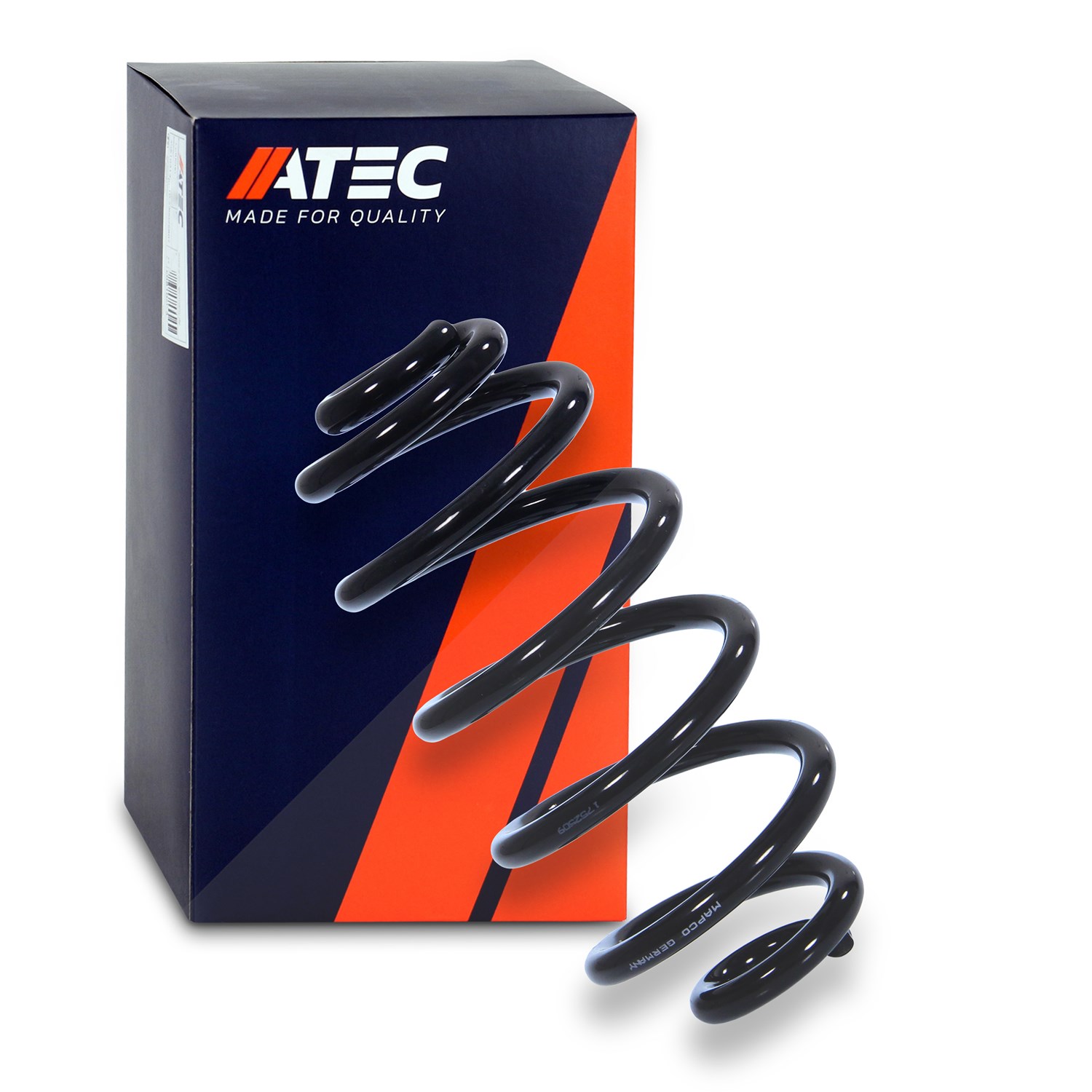Atec 1x Fahrwerksfeder Hinterachse [Hersteller-Nr. 10651382] für Audi