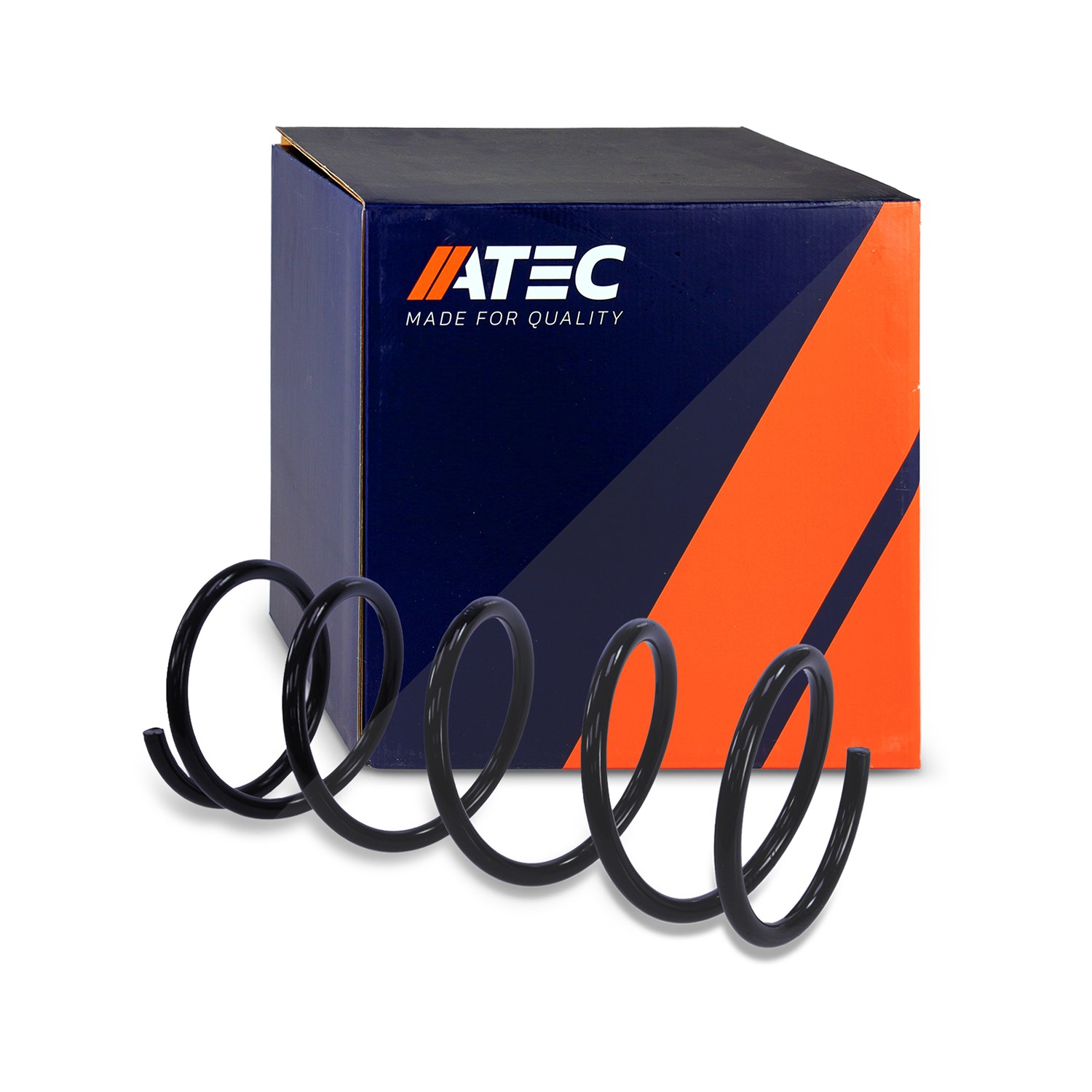 Atec 1x Fahrwerksfeder Vorderachse [Hersteller-Nr. 10701344] für Ford