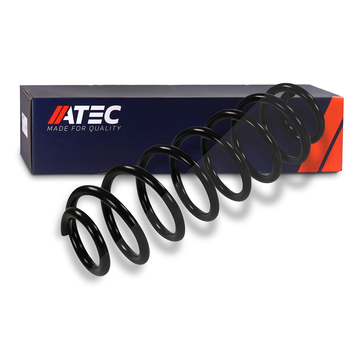 Atec 1x Fahrwerksfeder Hinterachse [Hersteller-Nr. 30337029] für Skoda, VW