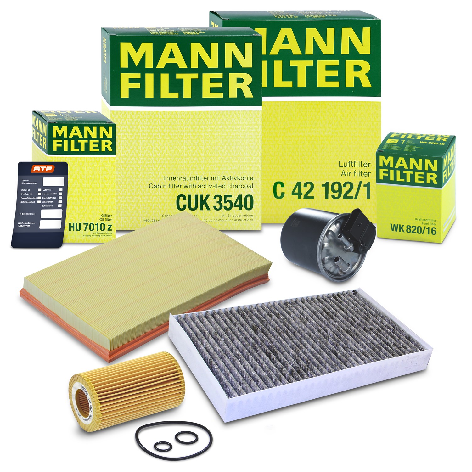 Mann-filter Inspektionspaket Filtersatz SET B [Hersteller-Nr. 10493394] für Mercedes-Benz
