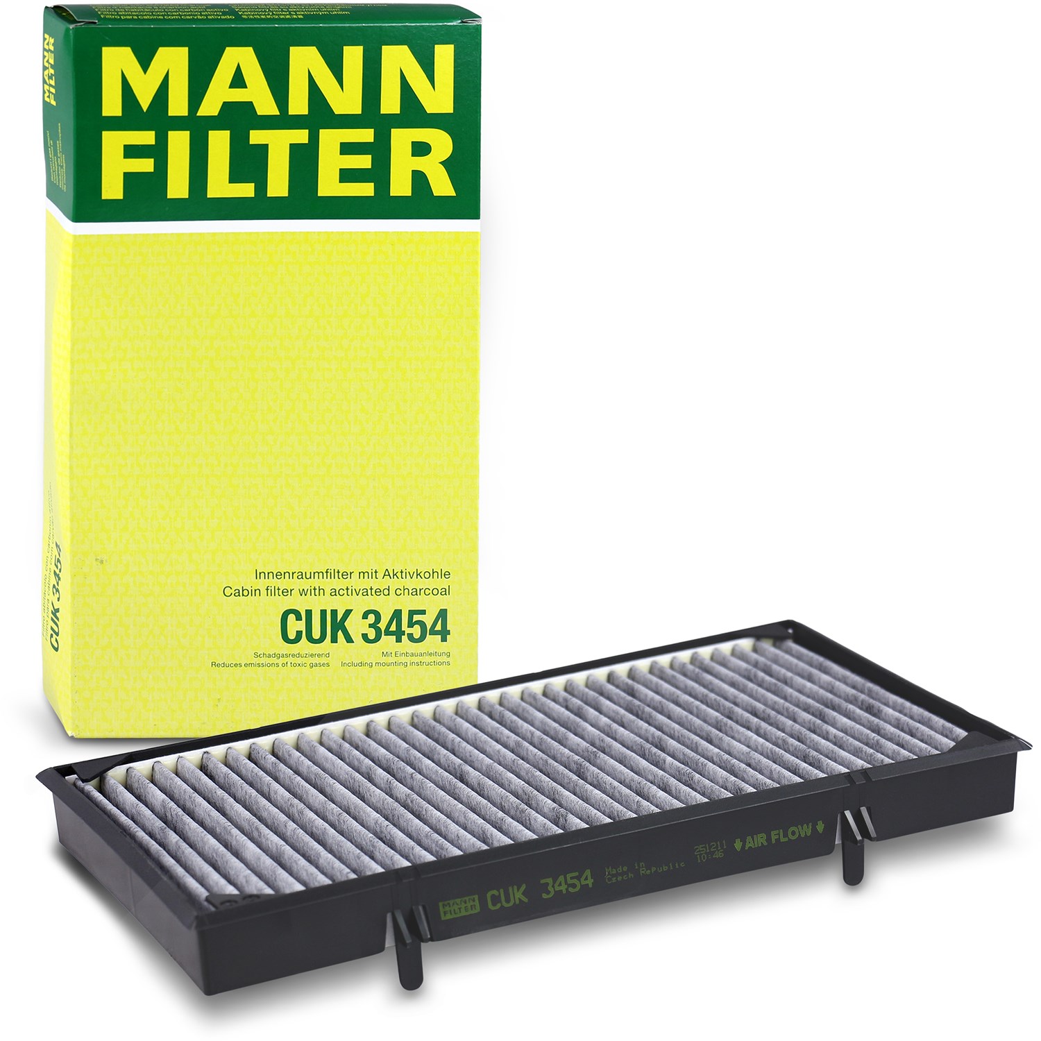 Mann-filter Filter, Innenraumluft [Hersteller-Nr. CUK3454] für Renault, Vauxhall, Nissan, Opel