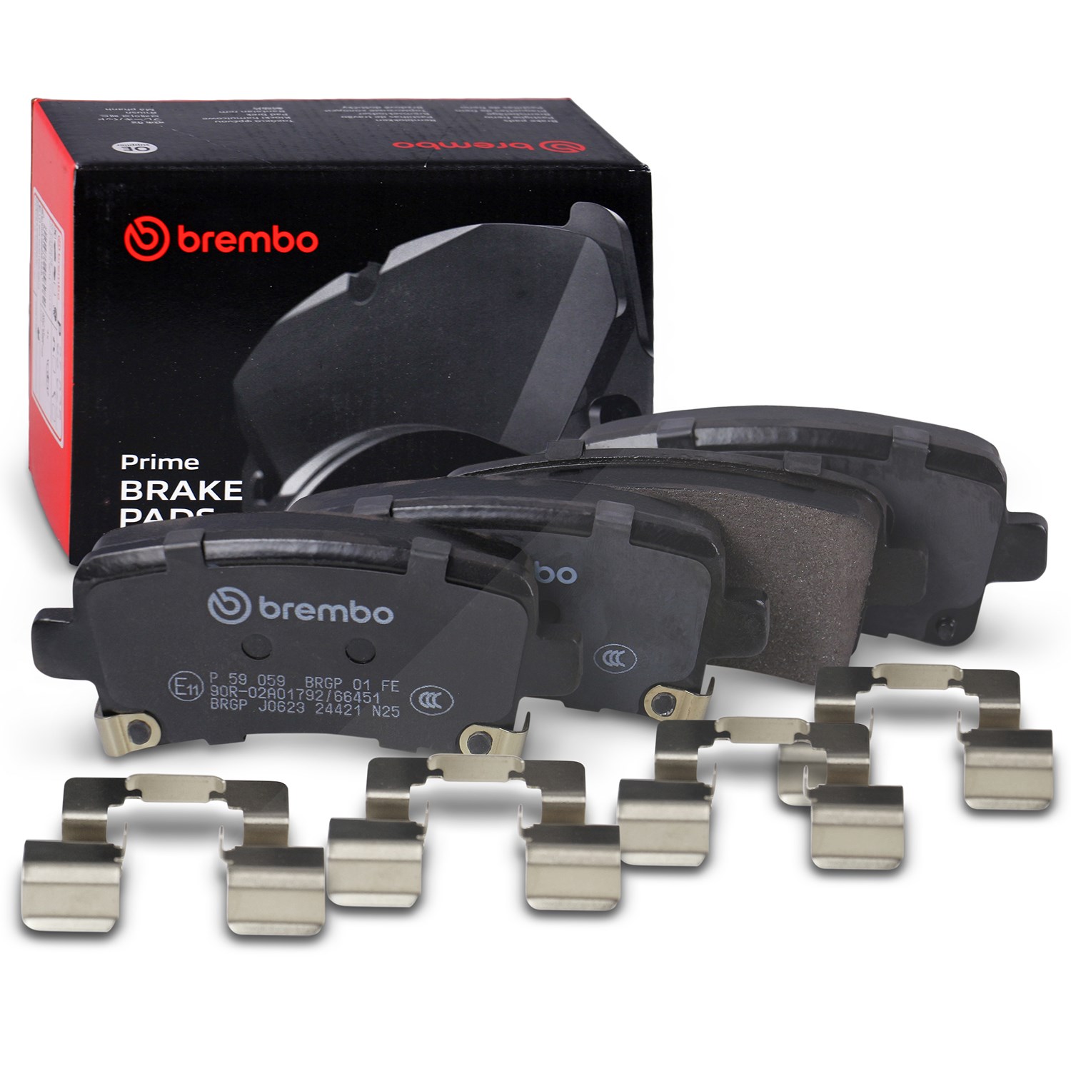 Brembo Bremsbelagsatz hinten [Hersteller-Nr. P59059] für Vauxhall, Cadillac, Saab, Bentley, Buick, Chevrolet, Opel