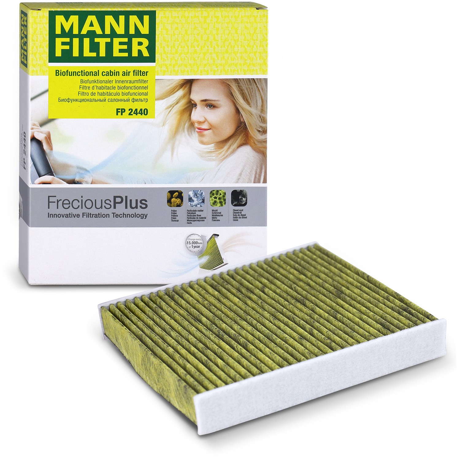 Mann-filter Filter, Innenraumluft FreciousPlus [Hersteller-Nr. FP2440] für Ford, Volvo