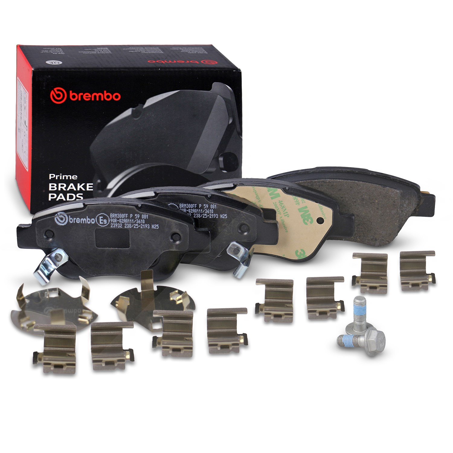 Brembo Bremsbelagsatz vorne [Hersteller-Nr. P59081] für Vauxhall, Opel