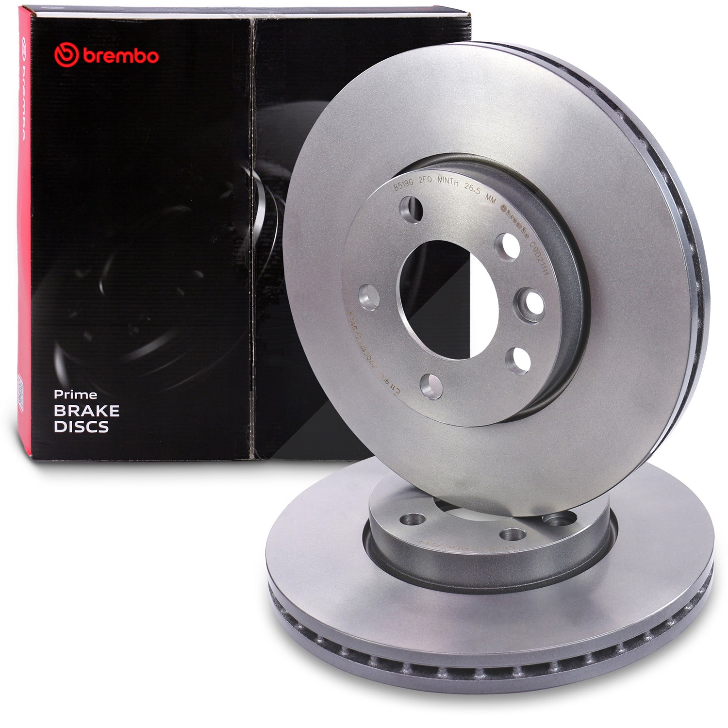Brembo 2x Bremsscheibe belüftet Vorderachse [Hersteller-Nr. 40436600] für VW
