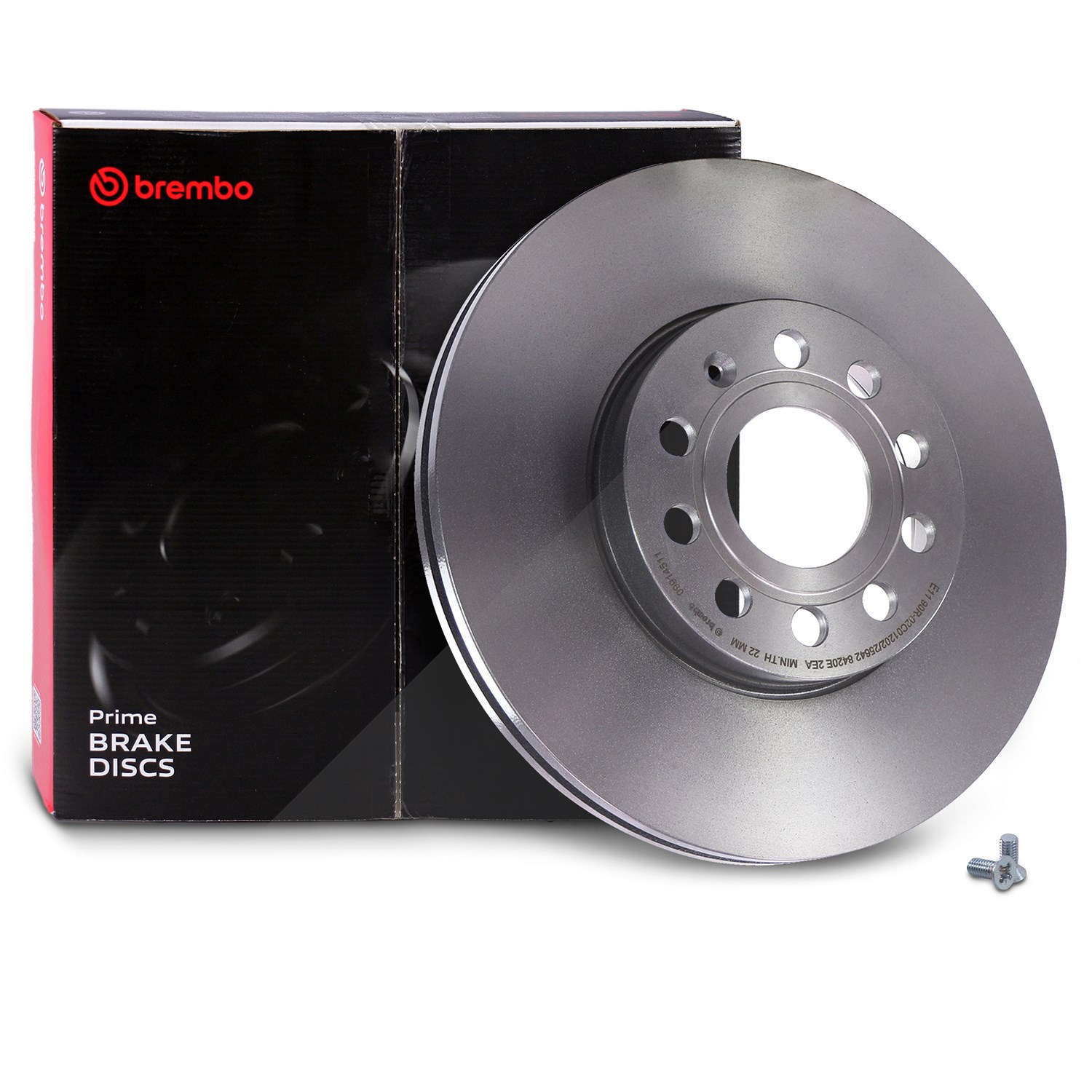 Brembo Bremsscheibe belüftet vorne [Hersteller-Nr. 09.9145.11] für Audi, VW, Cupra, Seat, Skoda