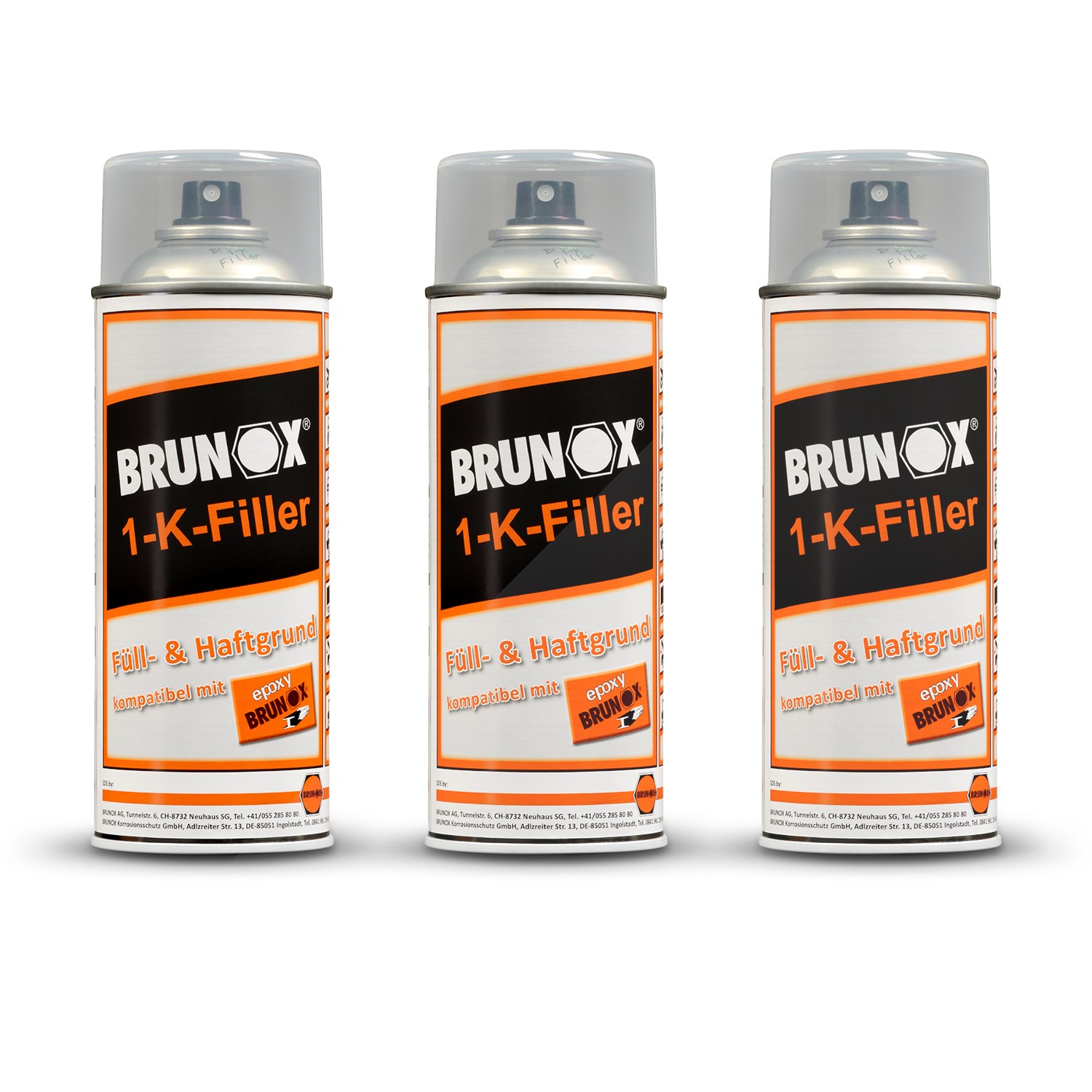 Brunox 3x 400ml 1-K-Filler Korrosionsschutz [Hersteller-Nr. BR0,40KFiller]