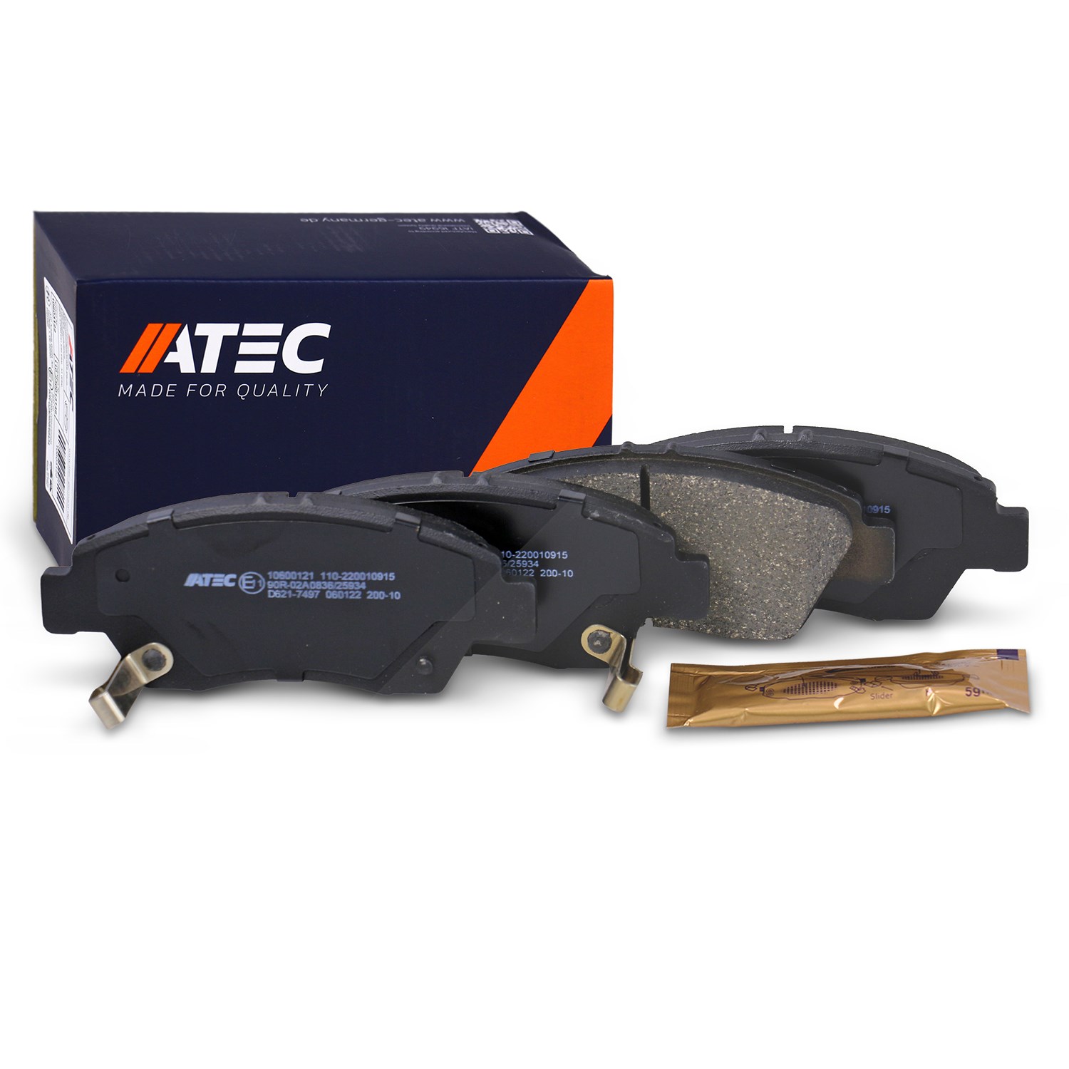 Atec Bremsbeläge vorne (Satz) [Hersteller-Nr. 10600121] für Honda