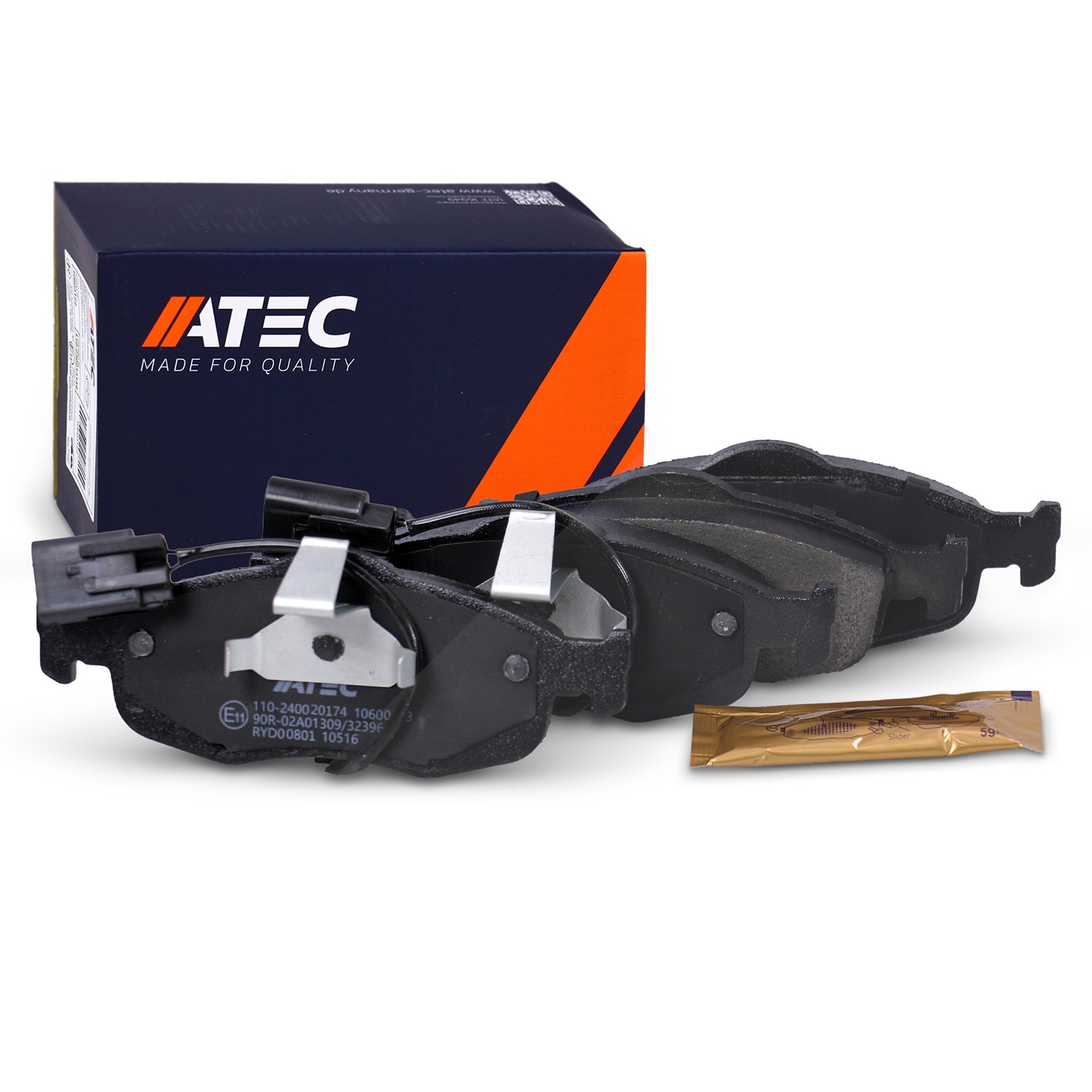 Atec Bremsbeläge vorne (Satz) [Hersteller-Nr. 10600193] für Ford