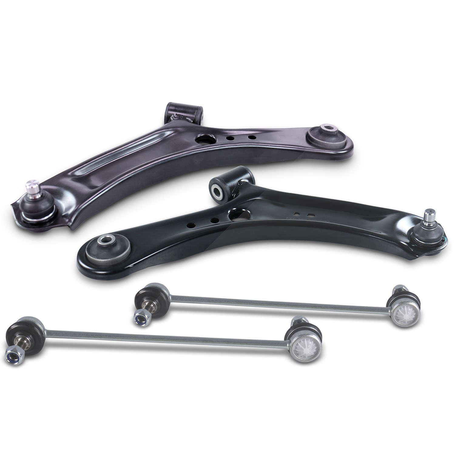 Bestprice 2x Querlenker + 2x Koppelstange vorne [Hersteller-Nr. 41844990] für Suzuki, Fiat