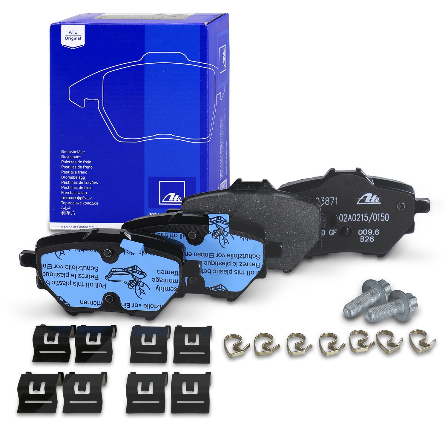 Ate Bremsbelagsatz hinten [Hersteller-Nr. 13.0460-3871.2] für Citroën, Opel, Peugeot, Vauxhall, Ds, Toyota