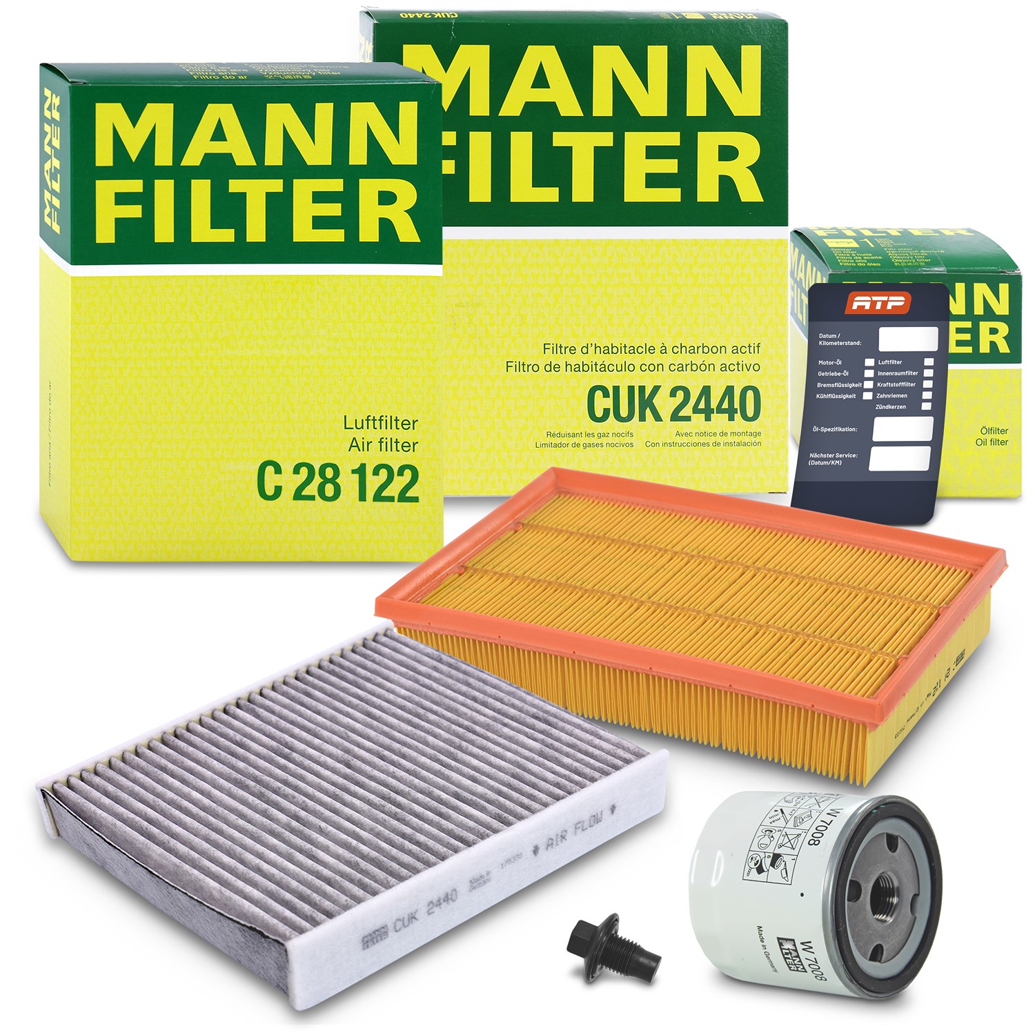 Mann-filter Inspektionspaket Filtersatz SET A [Hersteller-Nr. 10492799] für Ford, Volvo