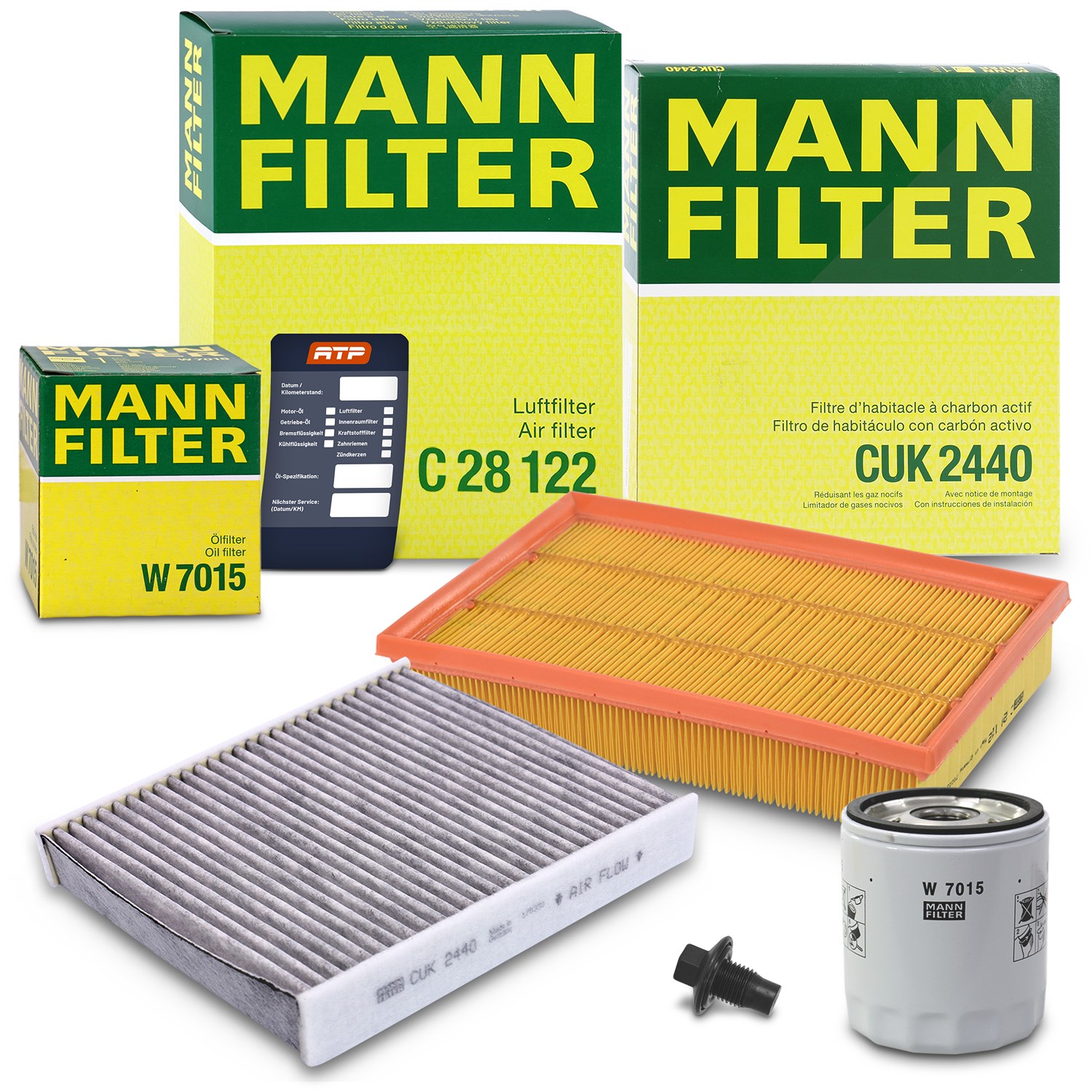 Mann-filter Inspektionspaket Filtersatz SET A [Hersteller-Nr. 10492800] für Ford, Volvo