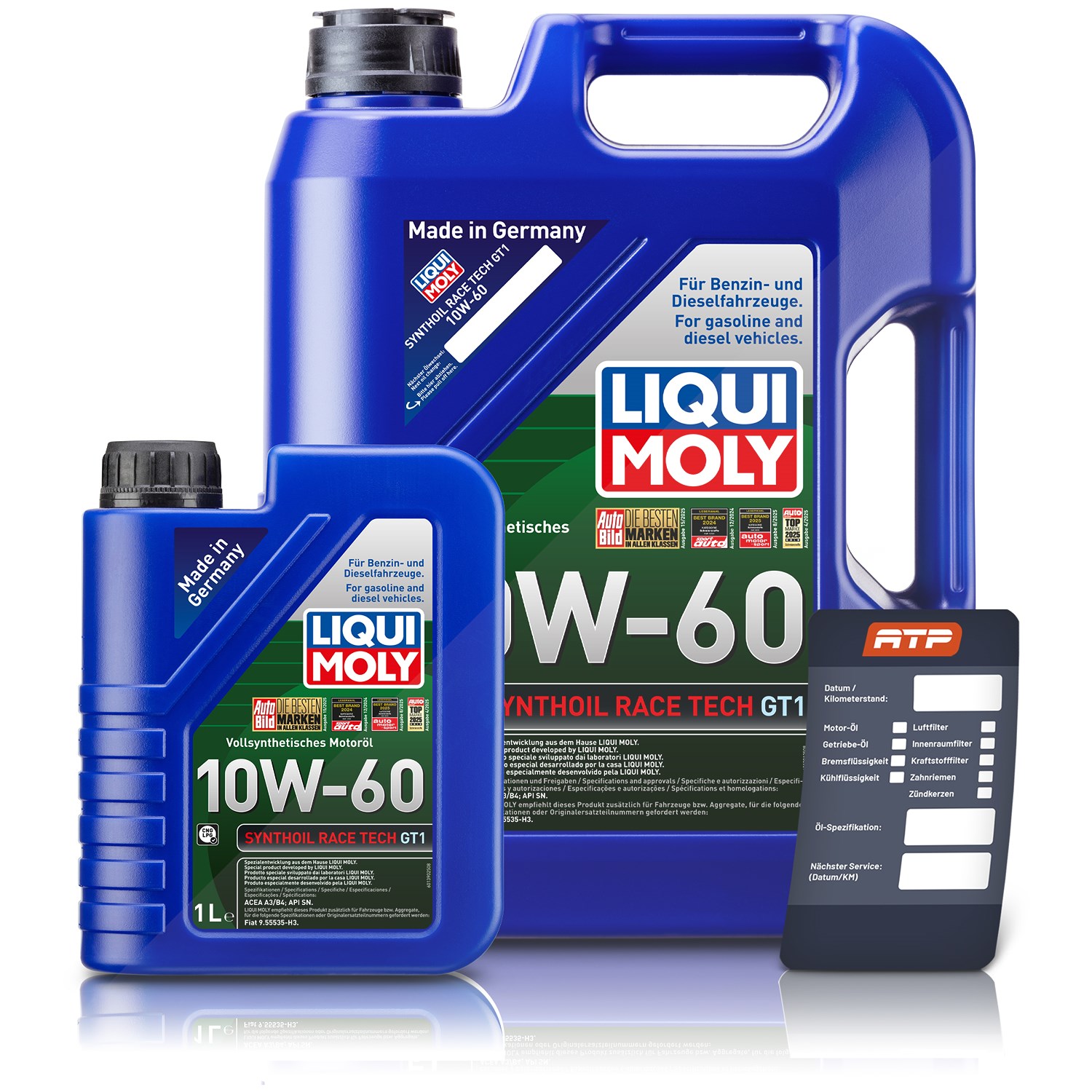Liqui Moly 6 L Synthoil Race Tech GT1 10W-60 + Ölw.-Anhänger [Hersteller-Nr. 10804540]