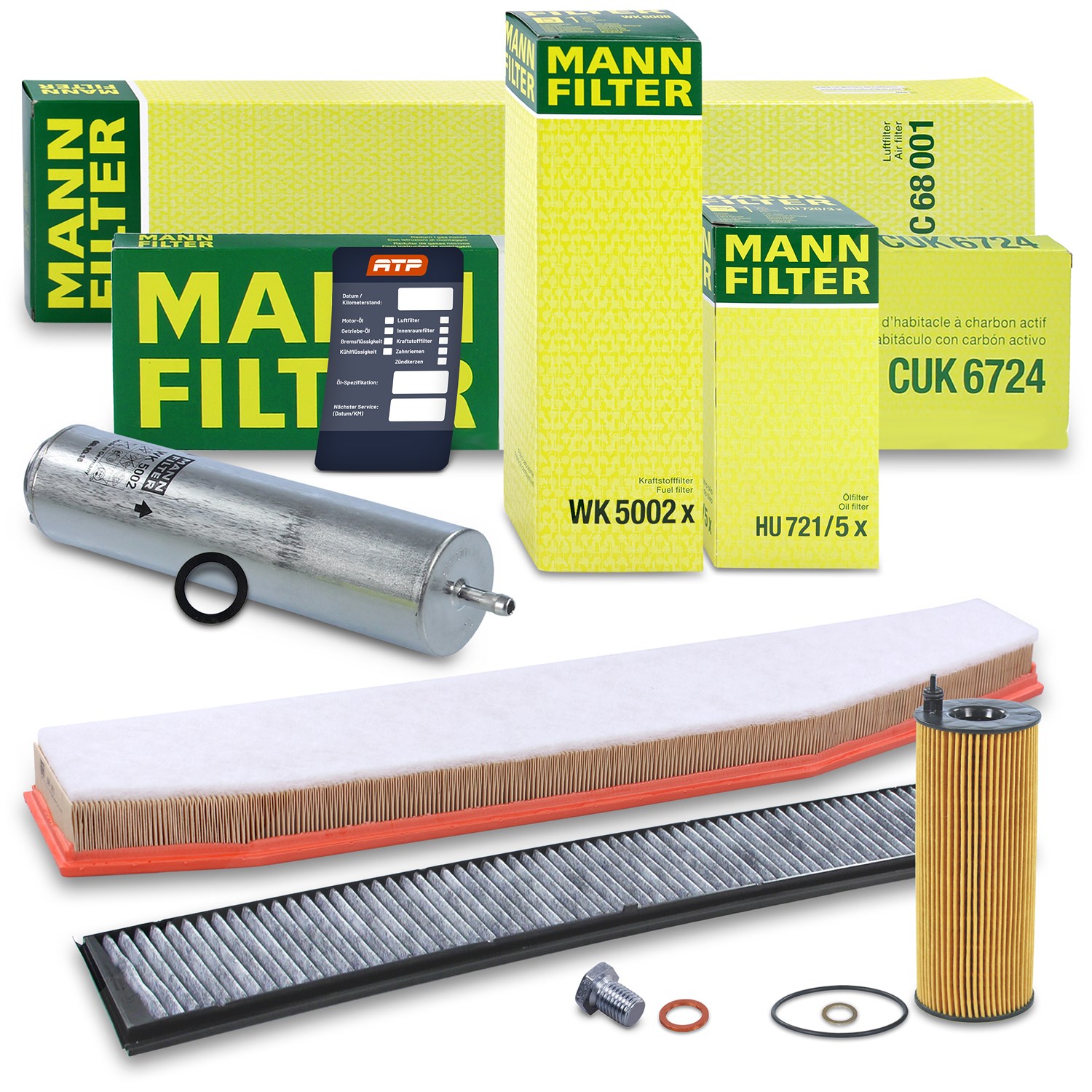 Mann-filter Inspektionspaket Filtersatz SET B [Hersteller-Nr. 10492818] für BMW