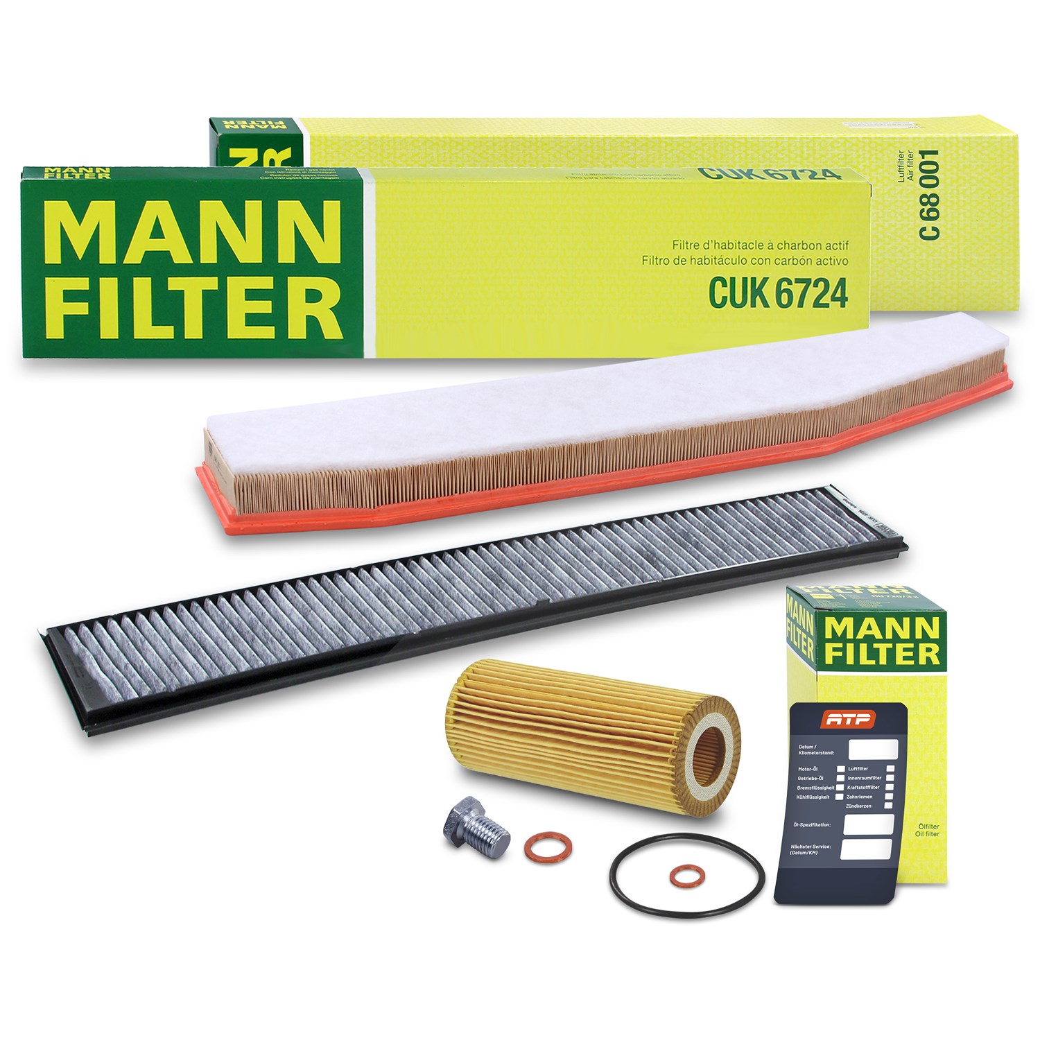 Mann-filter Inspektionspaket Filtersatz SET A [Hersteller-Nr. 10492819] für BMW