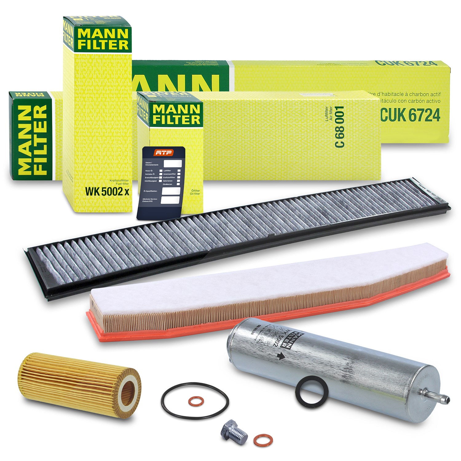 Mann-filter Inspektionspaket Filtersatz SET B [Hersteller-Nr. 10492821] für BMW