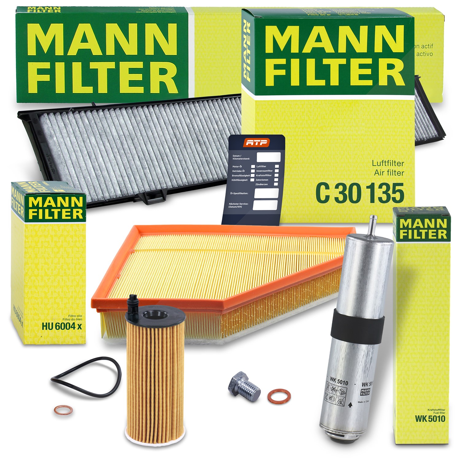 Mann-filter Inspektionspaket Filtersatz SET B [Hersteller-Nr. 10492822] für BMW