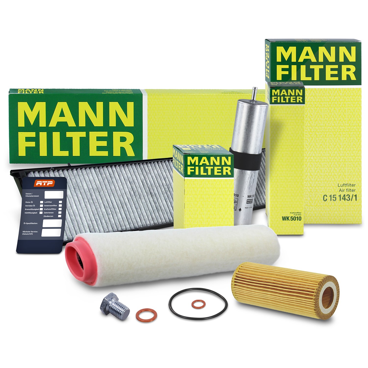 Mann-filter Inspektionspaket Filtersatz SET B [Hersteller-Nr. 10492824] für BMW