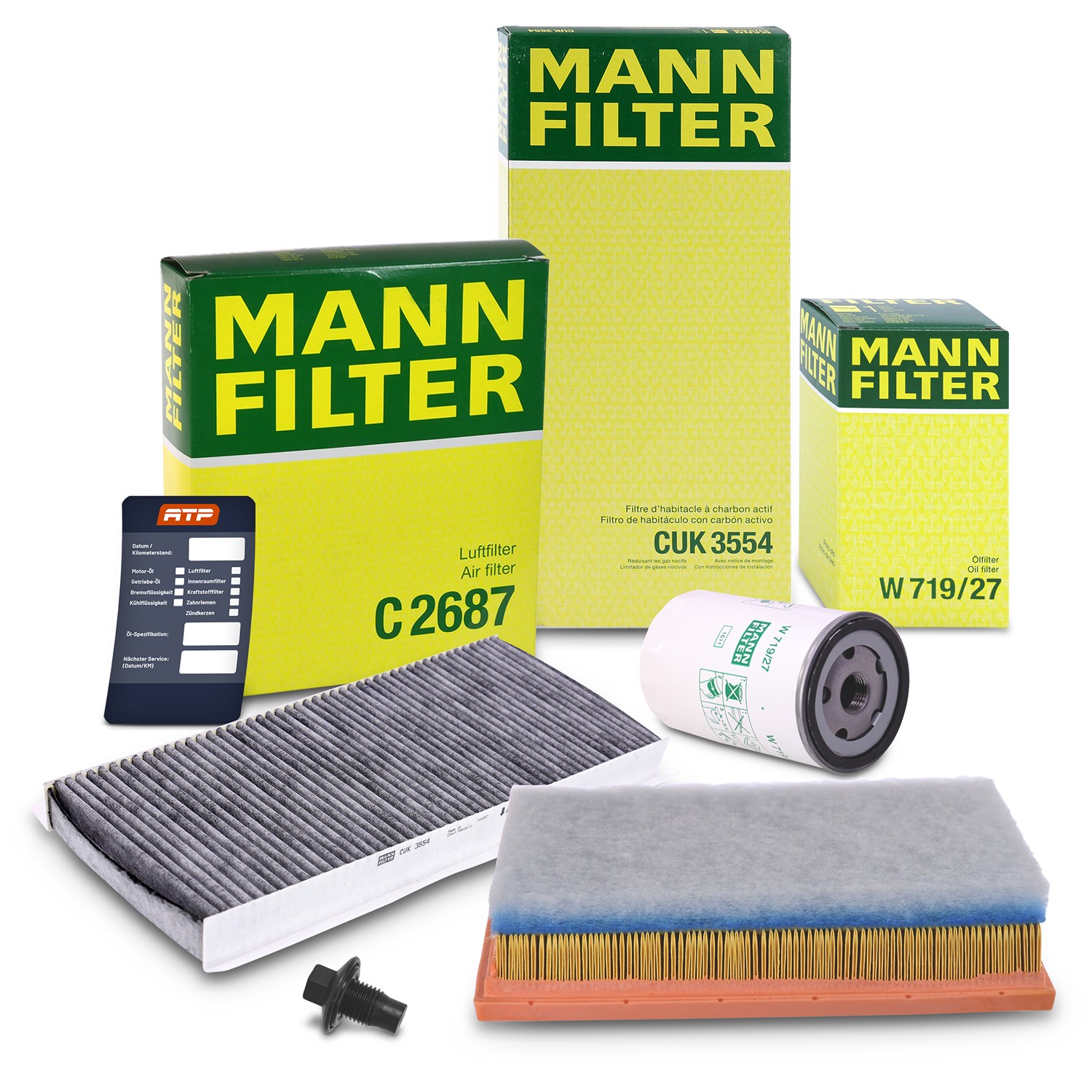 Mann-filter Inspektionspaket Filtersatz SET A [Hersteller-Nr. 10492907] für Ford