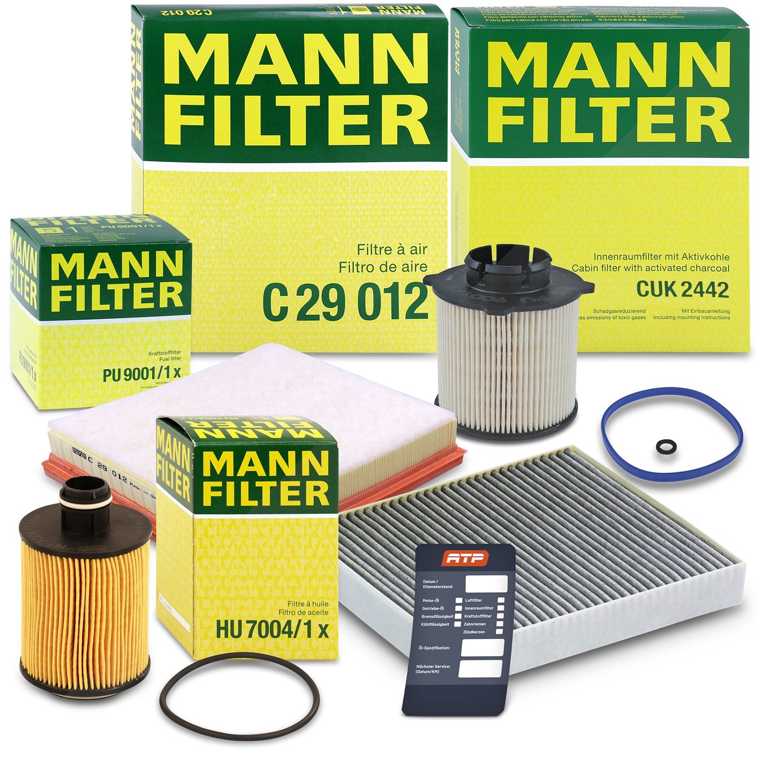Mann-filter Inspektionspaket Filtersatz SET B [Hersteller-Nr. 10492949] für Opel, Saab