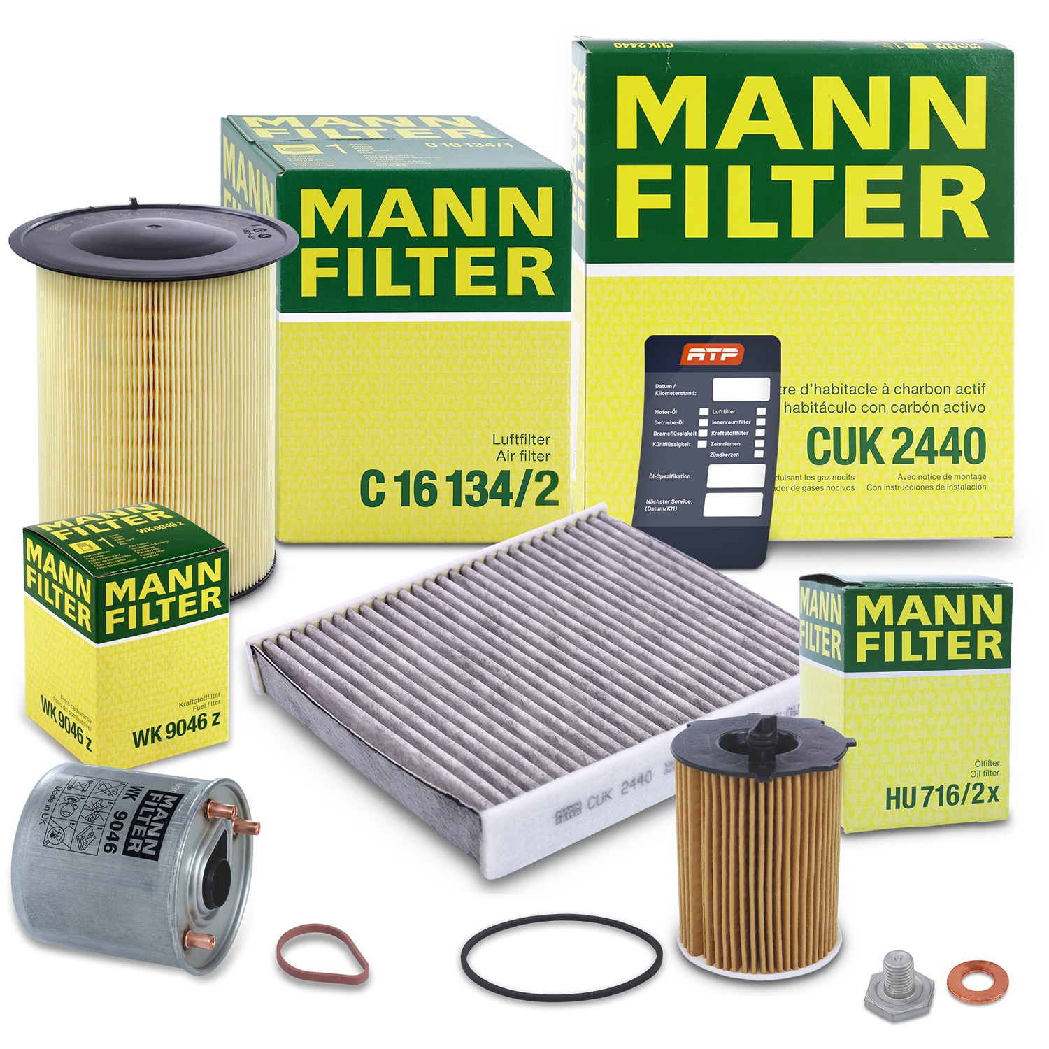 Mann-filter Inspektionspaket Filtersatz SET B [Hersteller-Nr. 10492953] für Volvo