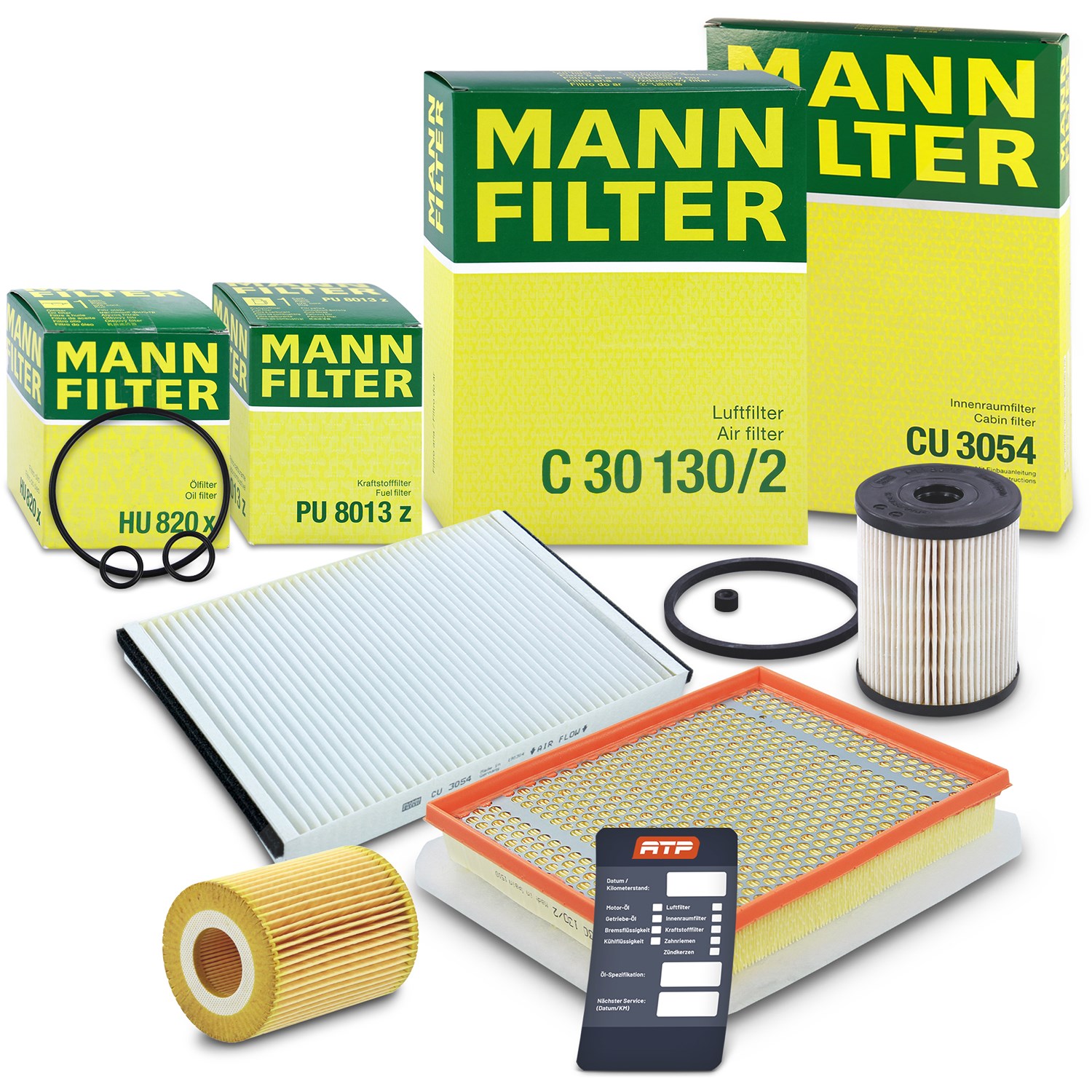 Mann-filter Inspektionspaket Filtersatz SET B [Hersteller-Nr. 10492954] für Opel