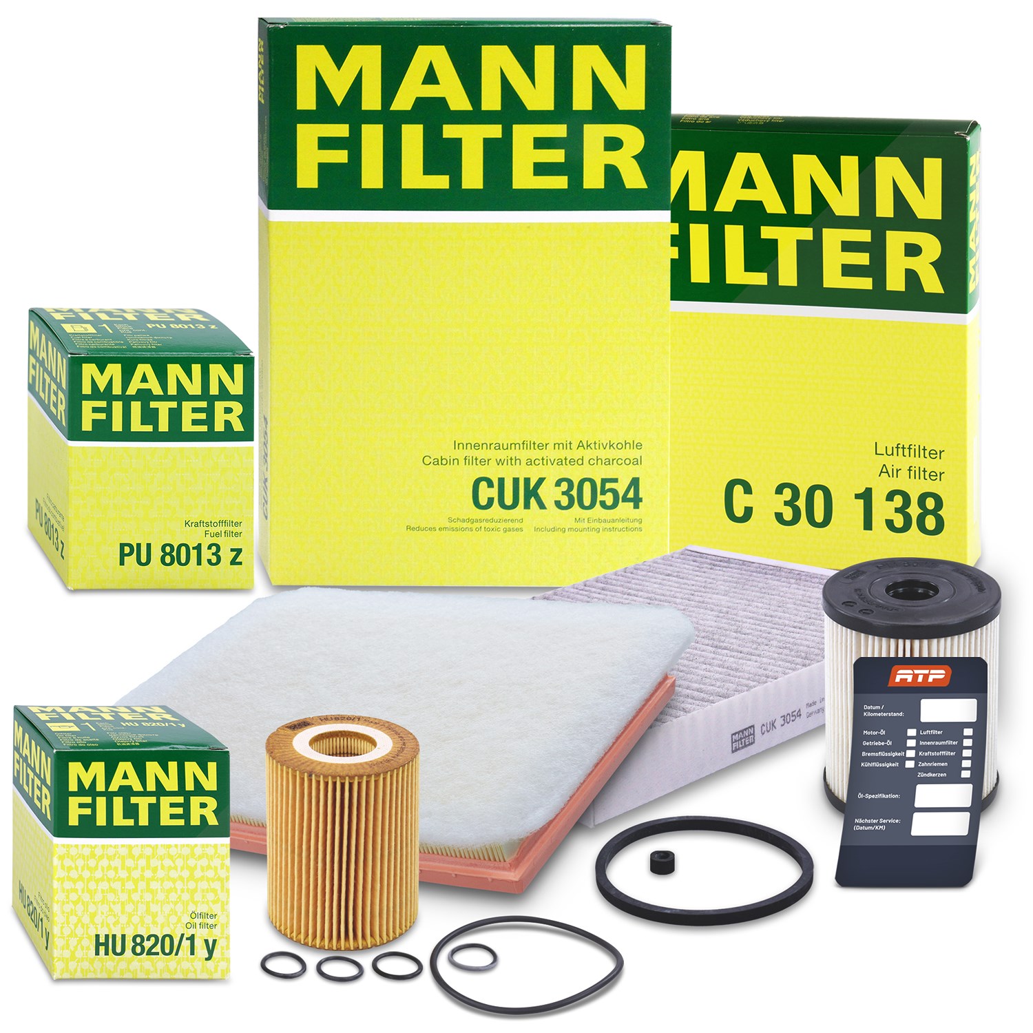 Mann-filter Inspektionspaket Filtersatz SET B [Hersteller-Nr. 10492955] für Opel