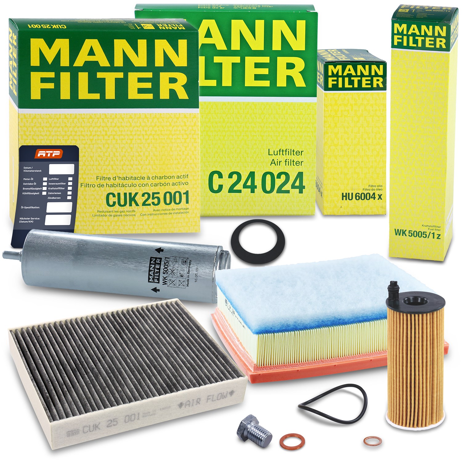 Mann-filter Inspektionspaket Filtersatz SET B [Hersteller-Nr. 10492958] für BMW