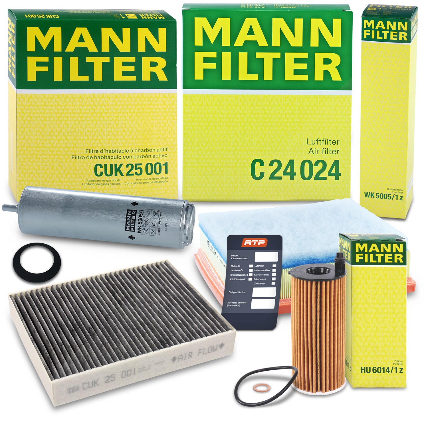 Mann-filter Inspektionspaket Filtersatz SET B [Hersteller-Nr. 10492959] für BMW