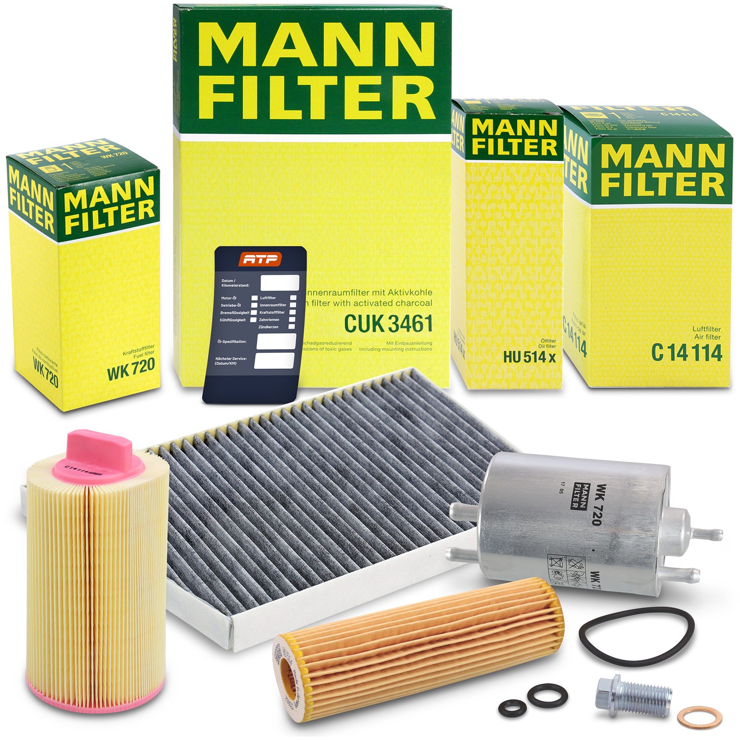 Mann-filter Inspektionspaket Filtersatz SET B [Hersteller-Nr. 10492968] für Mercedes-Benz