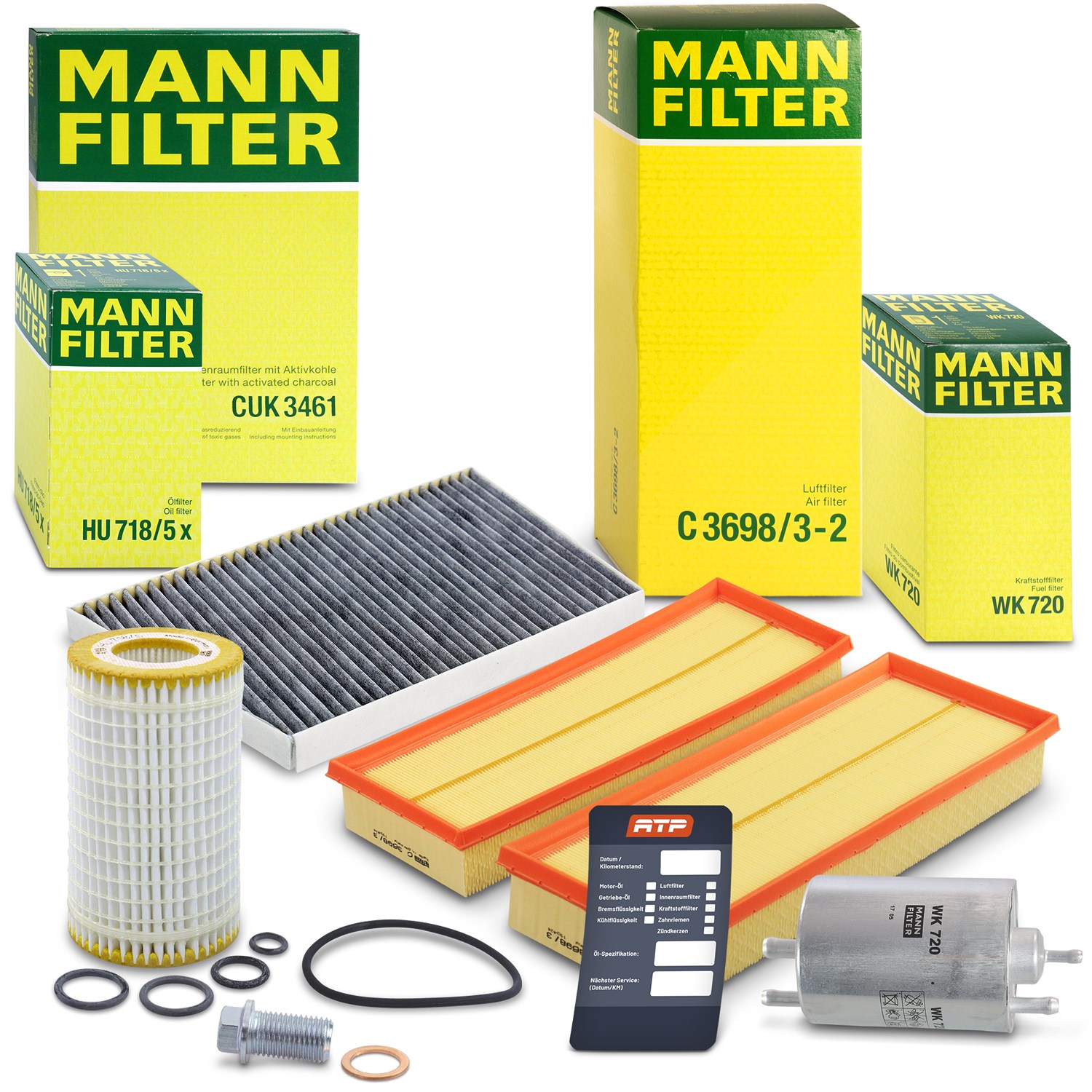 Mann-filter Inspektionspaket Filtersatz SET B [Hersteller-Nr. 10492969] für Mercedes-Benz