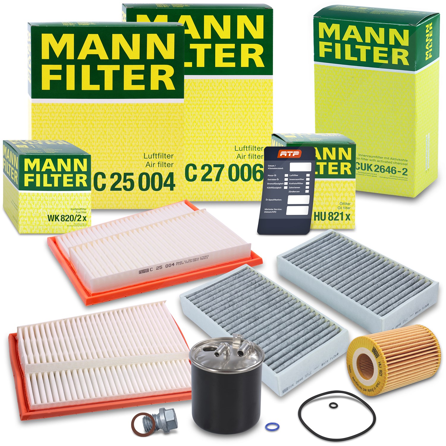 Mann-filter Inspektionspaket Filtersatz SET B [Hersteller-Nr. 10492975] für Mercedes-Benz