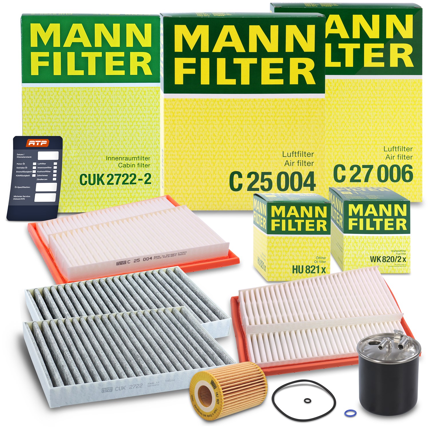 Mann-filter Inspektionspaket Filtersatz SET B [Hersteller-Nr. 10492976] für Mercedes-Benz