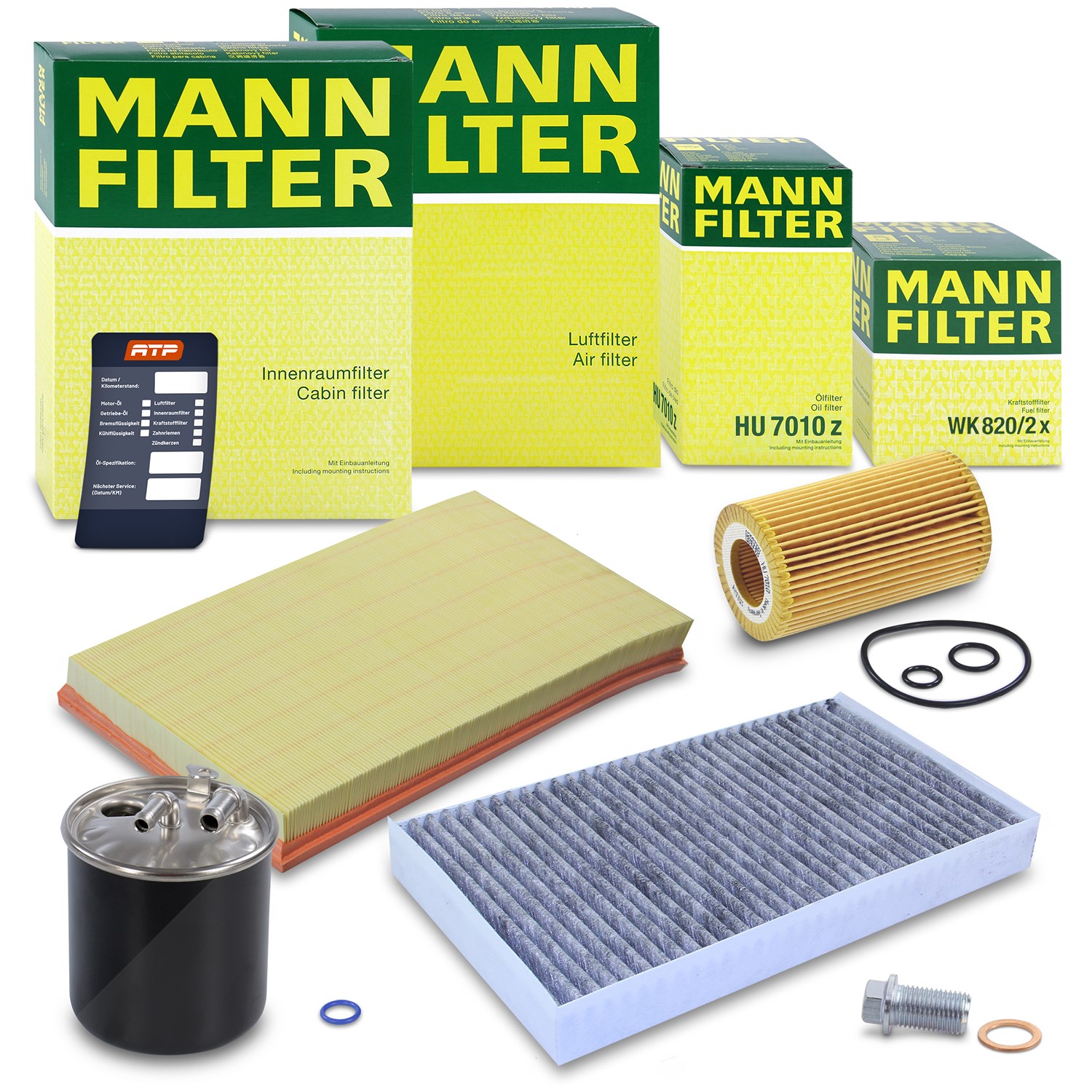 Mann-filter Inspektionspaket Filtersatz SET B [Hersteller-Nr. 10492977] für Mercedes-Benz