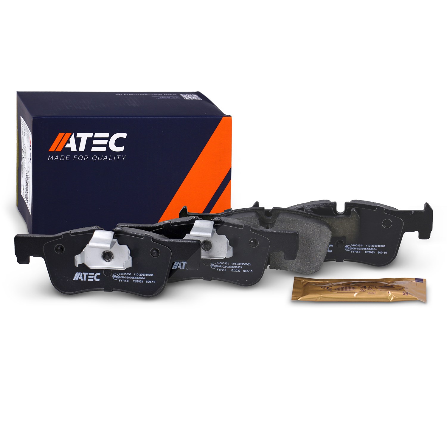 Atec Bremsbeläge vorne (Satz) [Hersteller-Nr. 34005551] für BMW