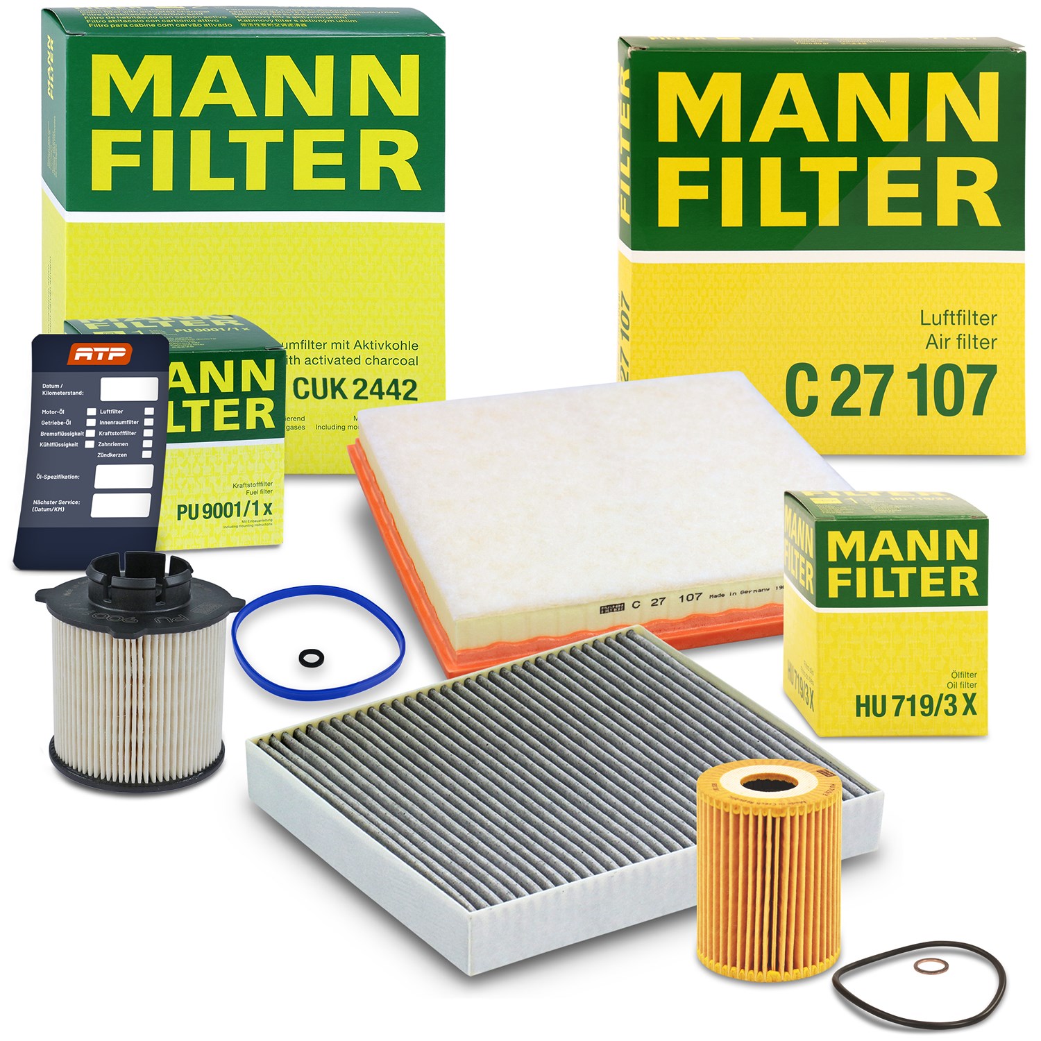 Mann-filter Inspektionspaket Filtersatz SET B [Hersteller-Nr. 10492947] für Chevrolet