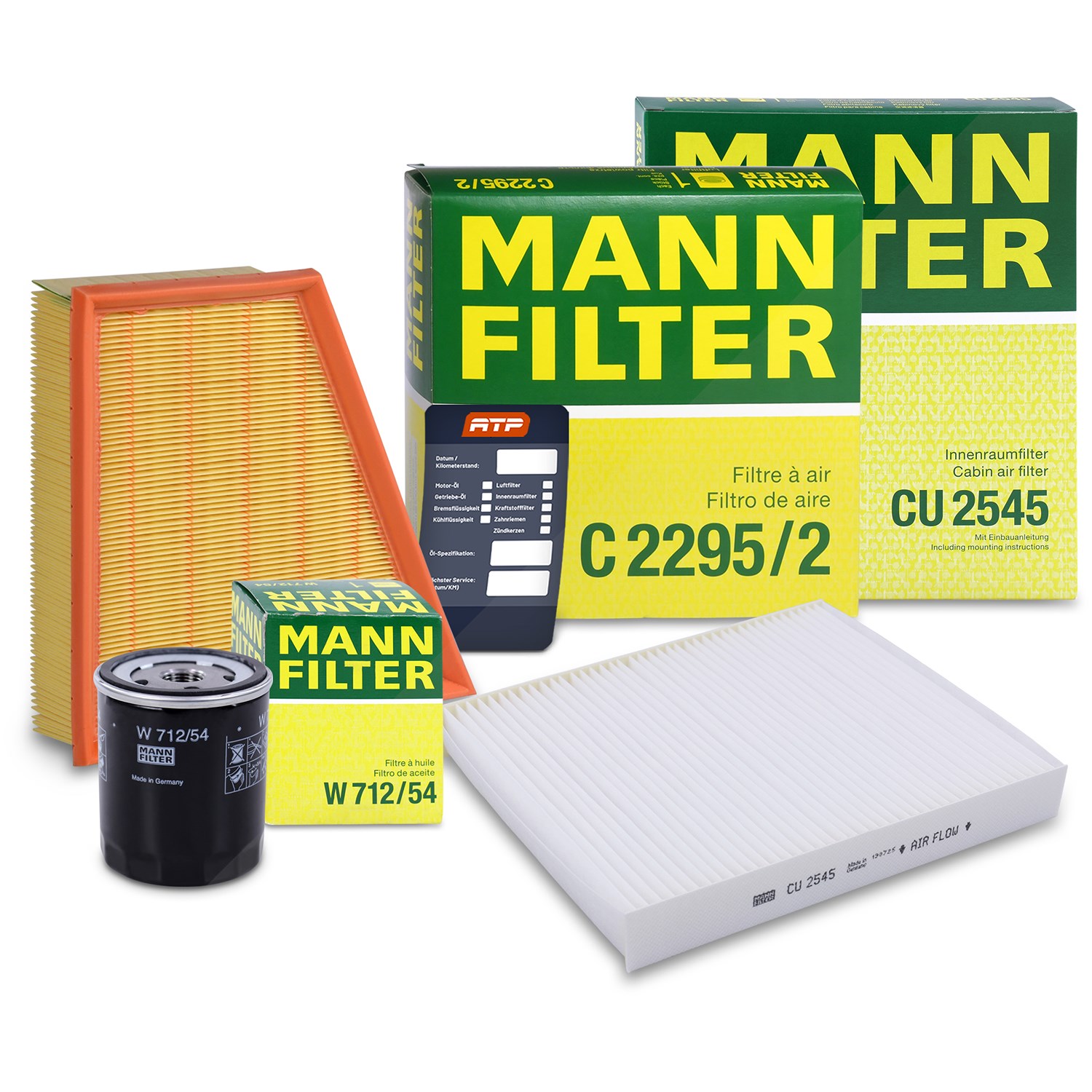 Mann-filter Inspektionspaket Filtersatz SET A [Hersteller-Nr. 10492999] für Skoda